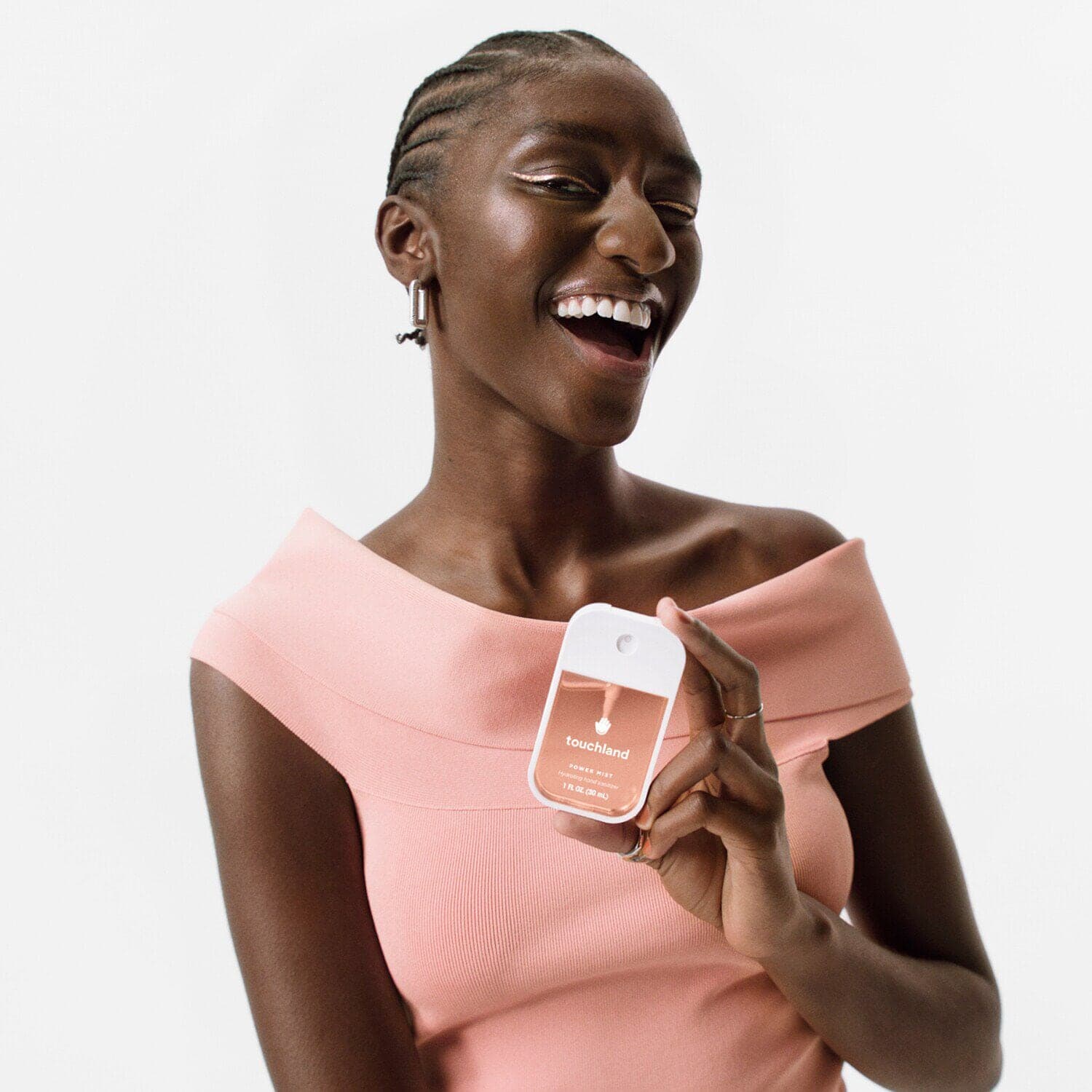 Power Mist Velvet Peach Hydrating Hand Sanitizer