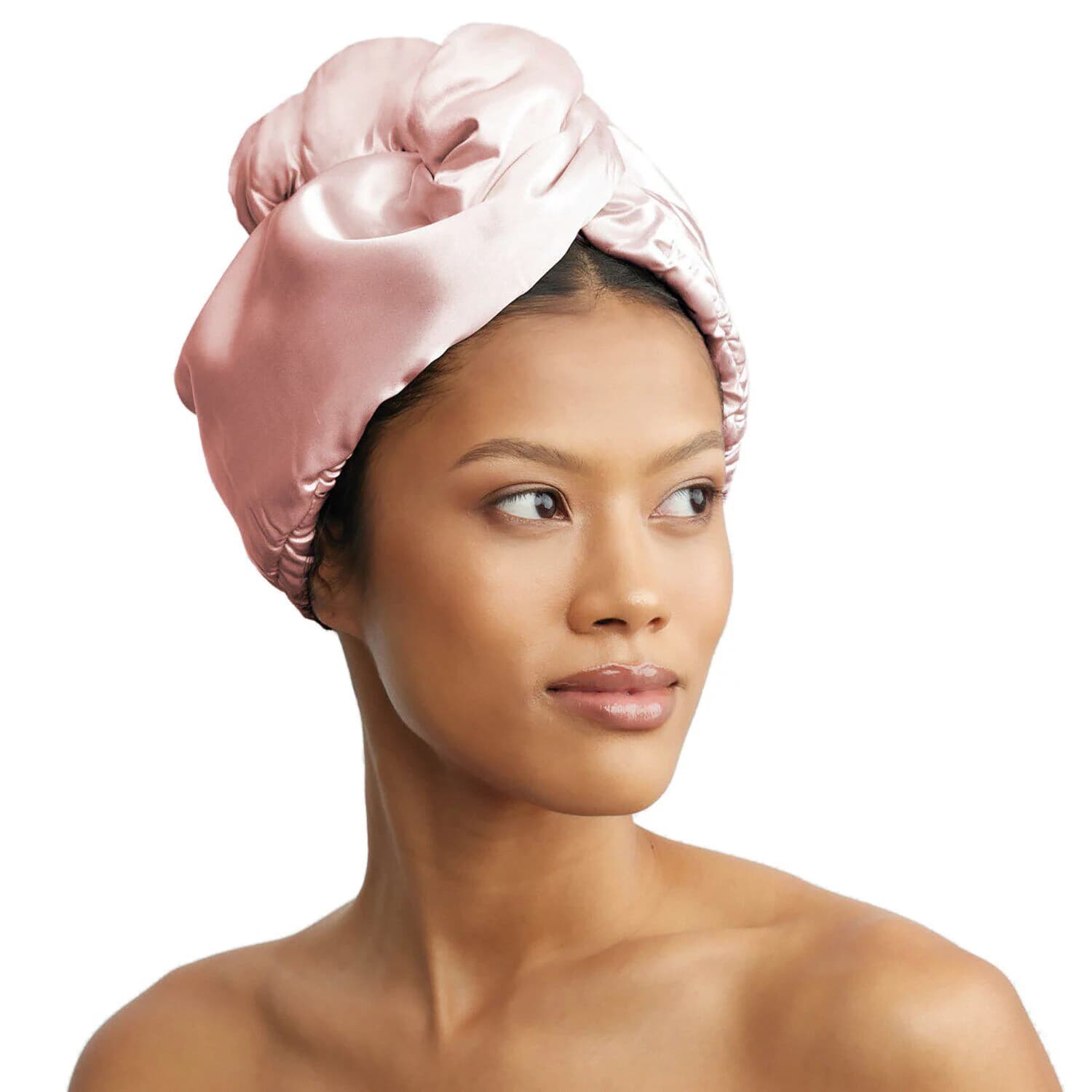 Satin Microfiber Hair Towel