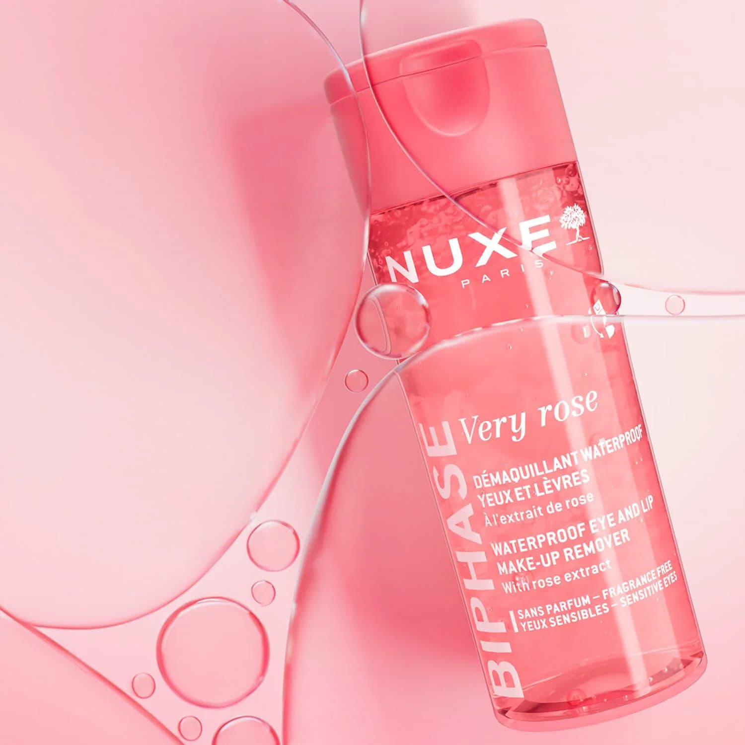 Very Rose Biphasic Eye Makeup Remover Eyes and Lips