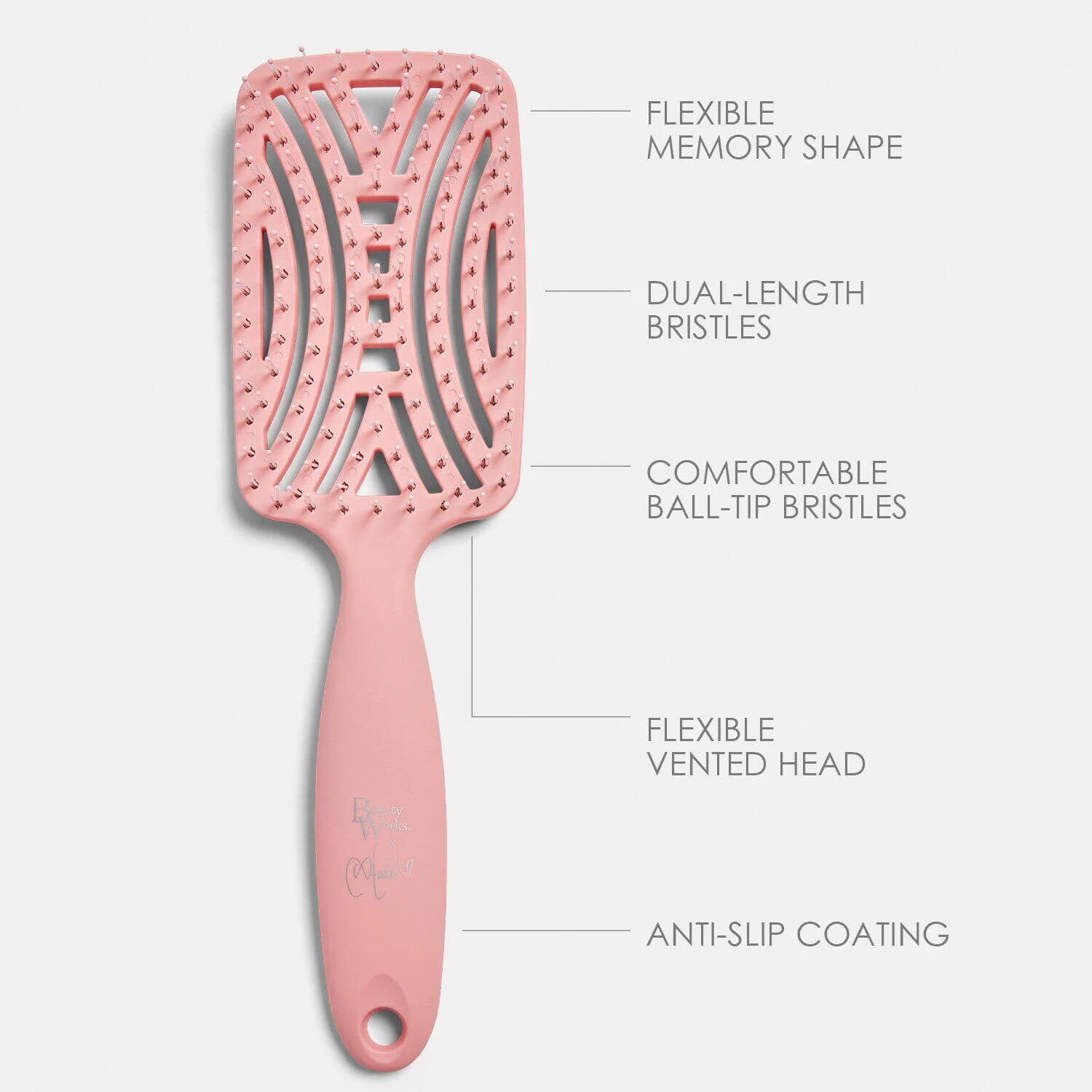 Beauty Works X HUDA Detangle Brush