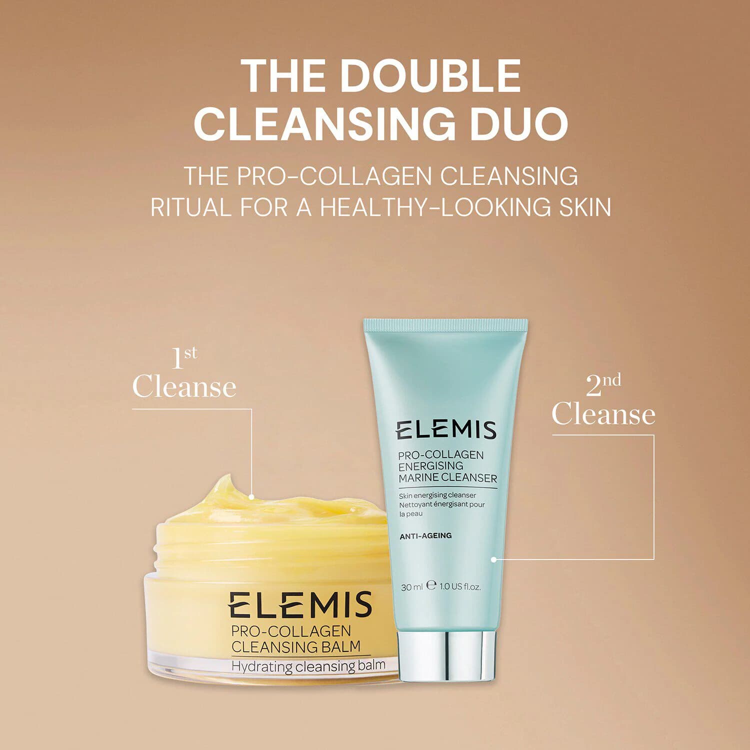 Pro-Collagen Double Cleanse Duo Set – Cleanse & Nourish