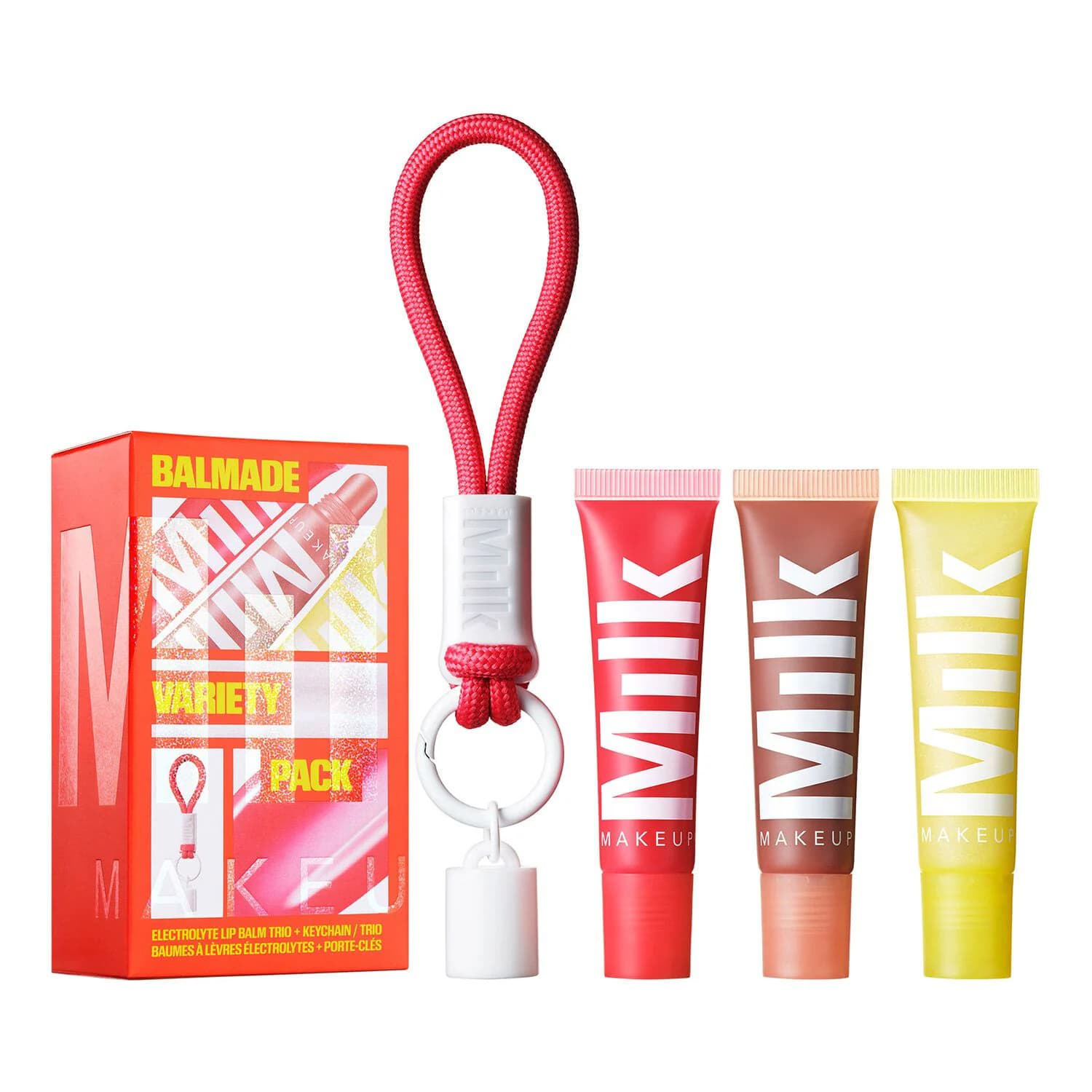 Balmade Variety Pack Hydrating Lip Balm & Keychain Gift Set