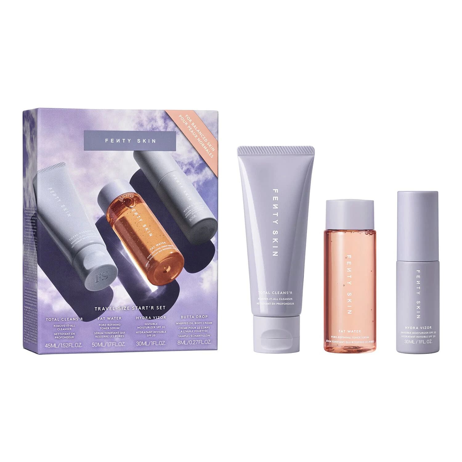 Travel-Size Start’r Set with Chemical SPF