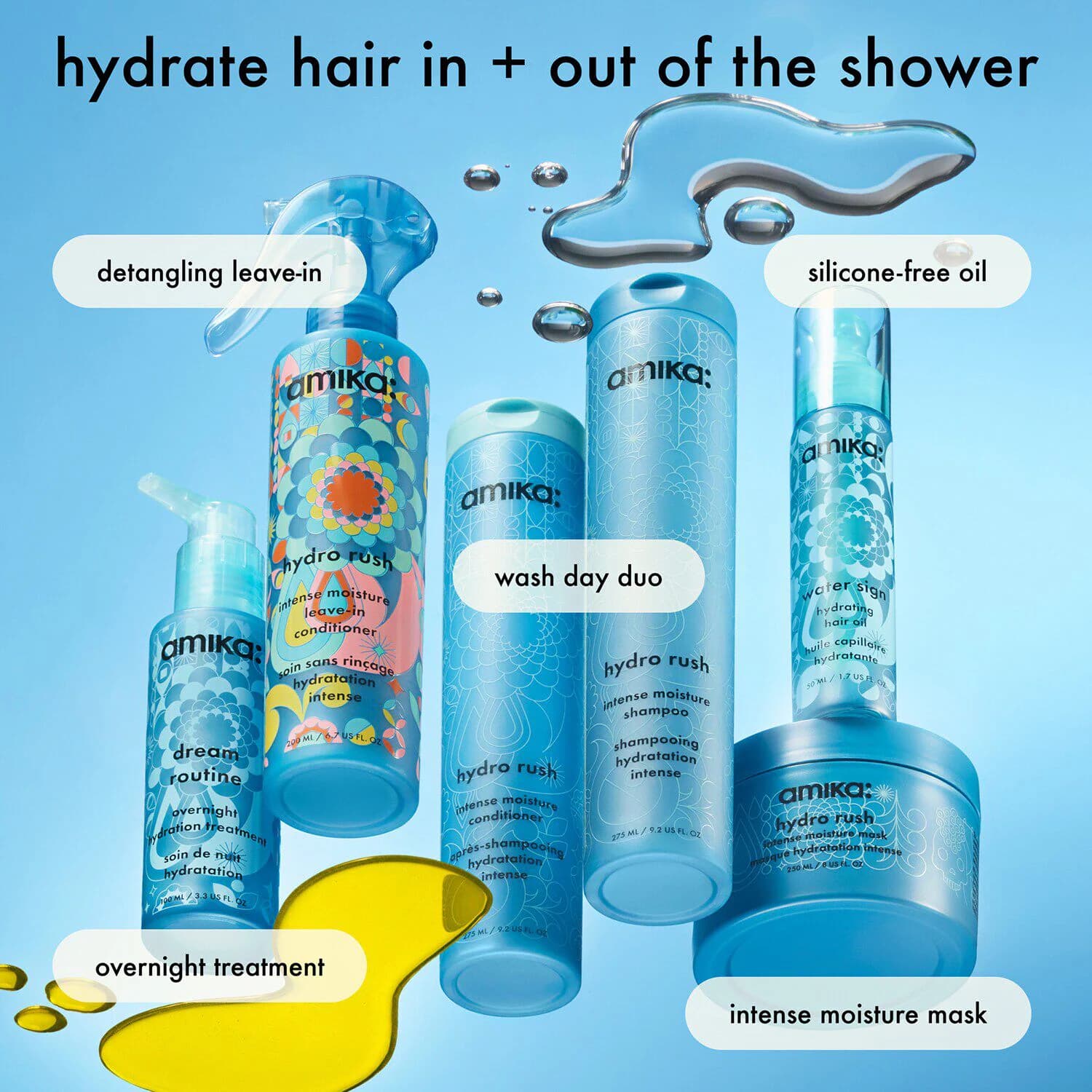 Hydro Rush - Intense Moisture Hair Mask With Hyaluronic Acid