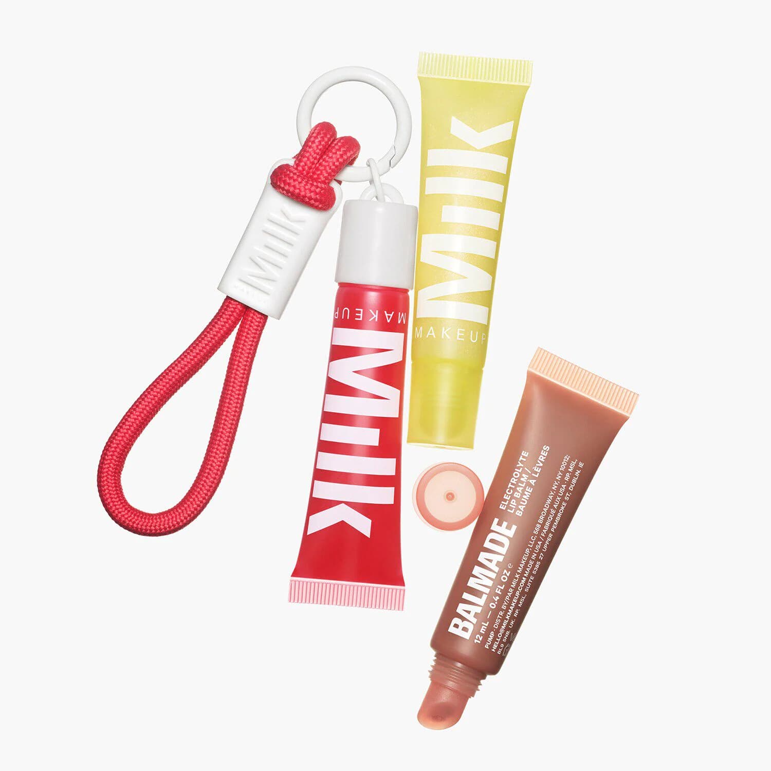 Balmade Variety Pack Hydrating Lip Balm & Keychain Gift Set
