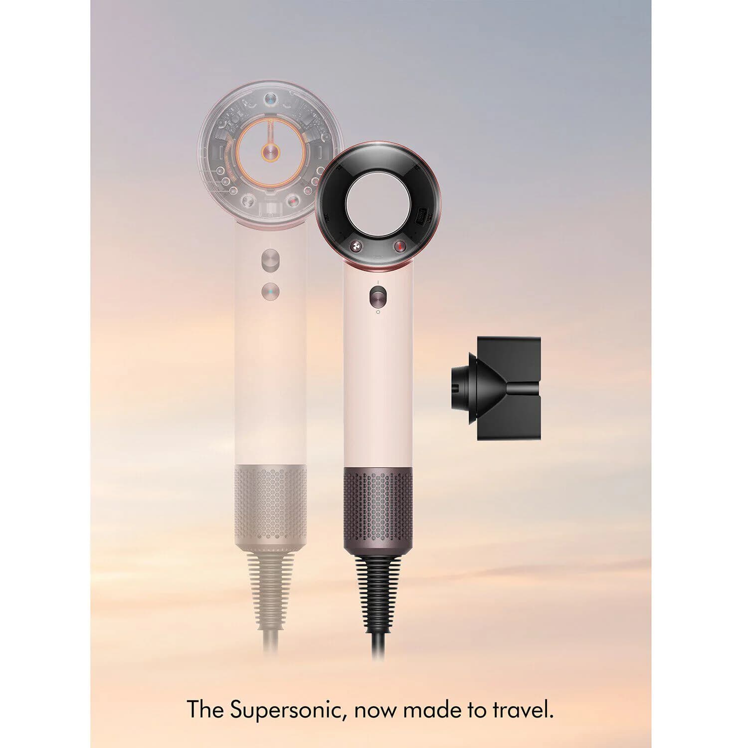 Supersonic Travel Hair Dryer in Ceramic Pink