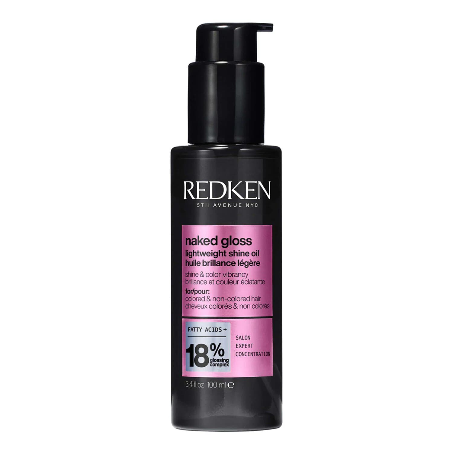 Naked Gloss Lightweight Shine Oil Serum for Color Treated Hair