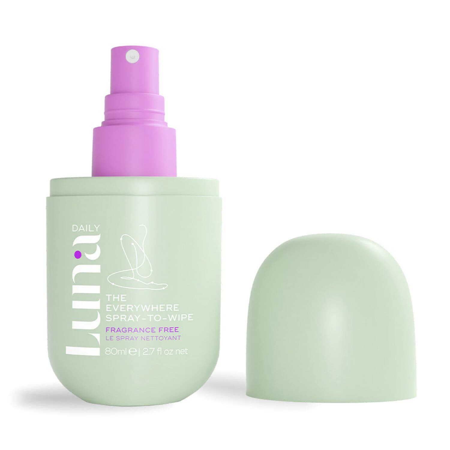 The Fragrance Free Everywhere Spray-To-Wipe - With Prebiotics + Vitamins C & E