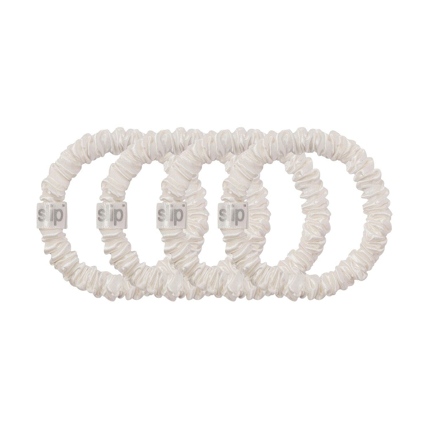Skinny Scrunchies - White