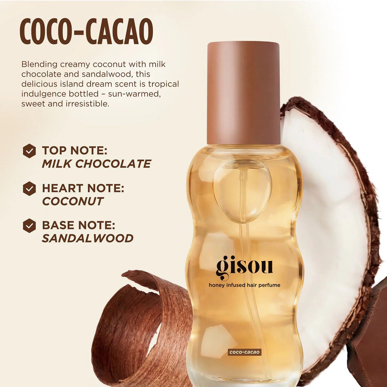 Honey Infused Hair Perfume Mini - Coco Cacao