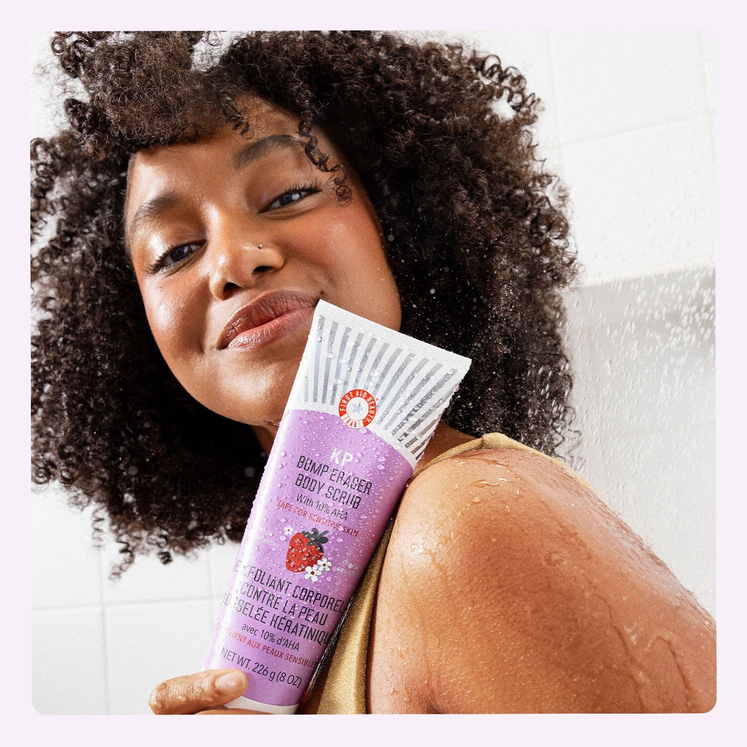 KP Bump Eraser Body Scrub with 10% AHA Fresh Strawberry