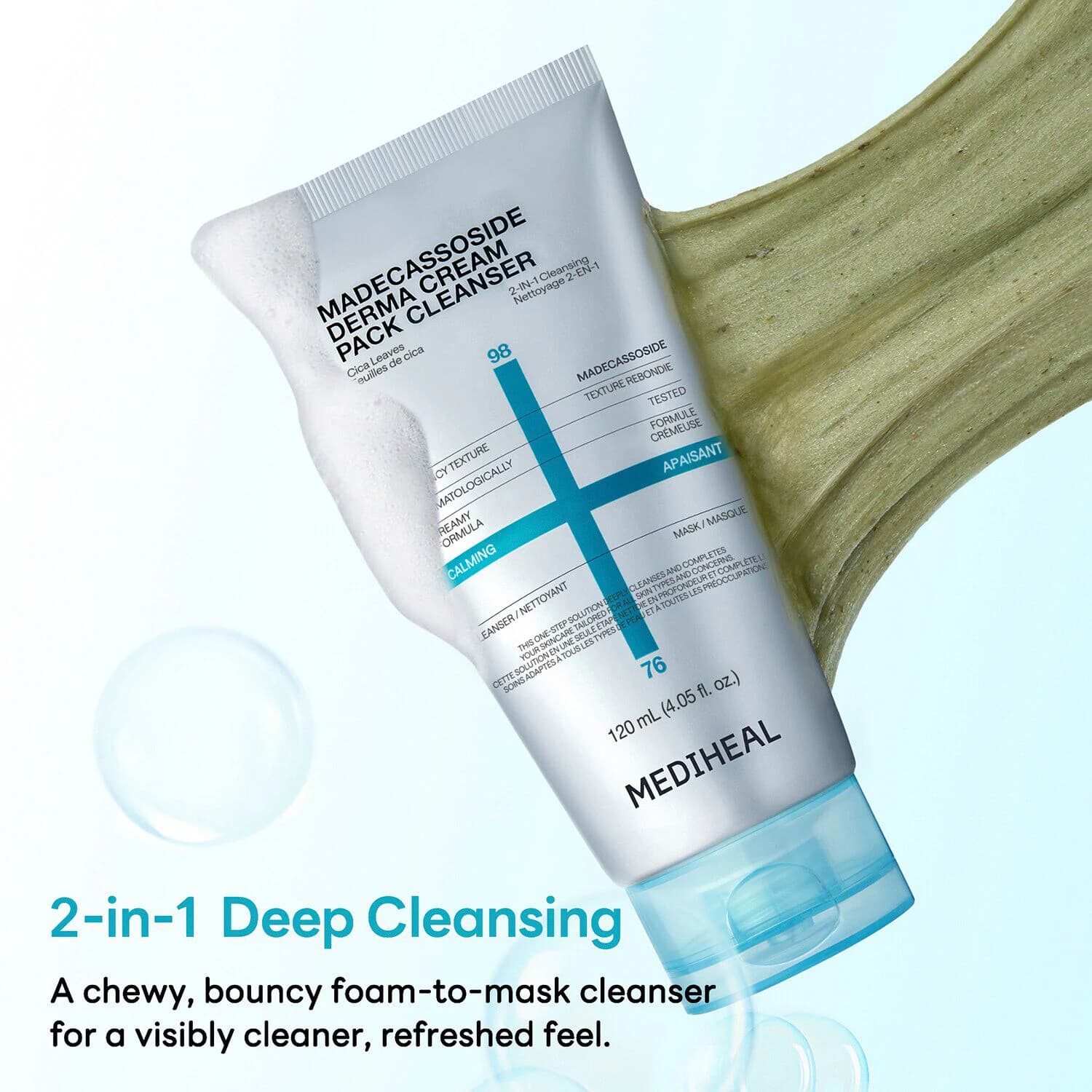 Madecassoside Derma Cream Pack Cleanser