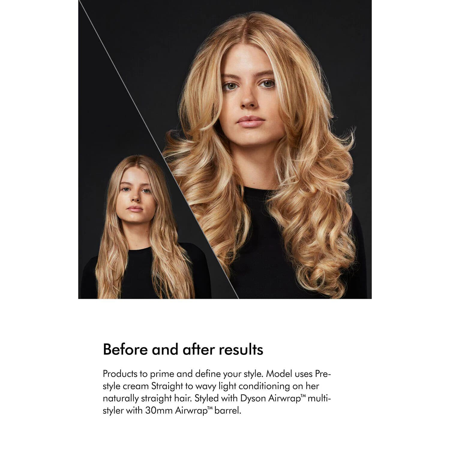 Pre-Style Cream Straight to Wavy Light