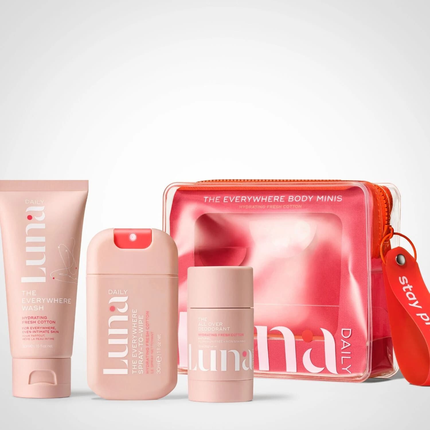 The Hydrating Everywhere Body Minis Kit Fresh Cotton