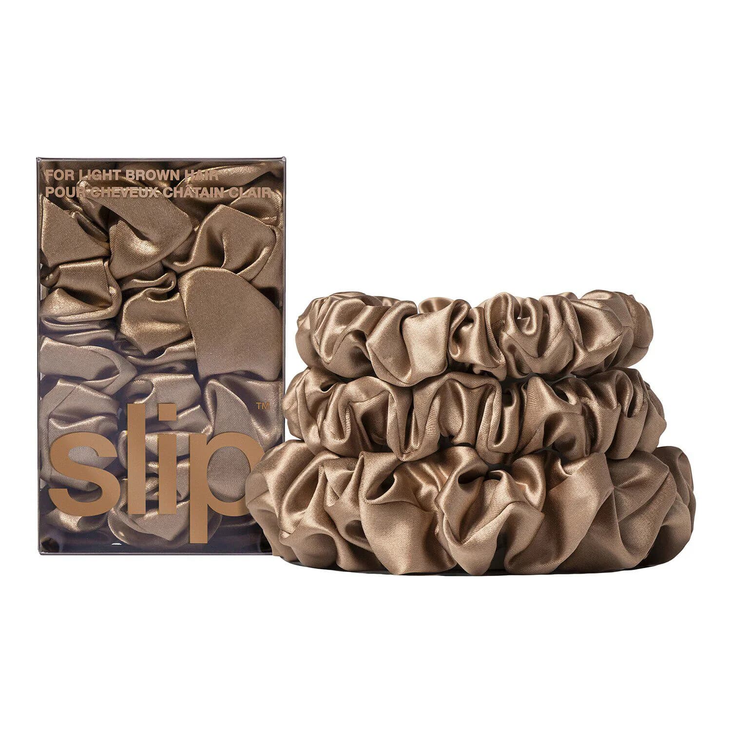 Back to Basics Midi/Large Scrunchie - Light Brown