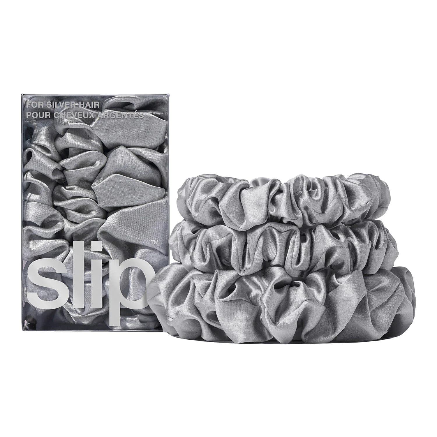 Back to Basics Midi/Large Scrunchie - Silver