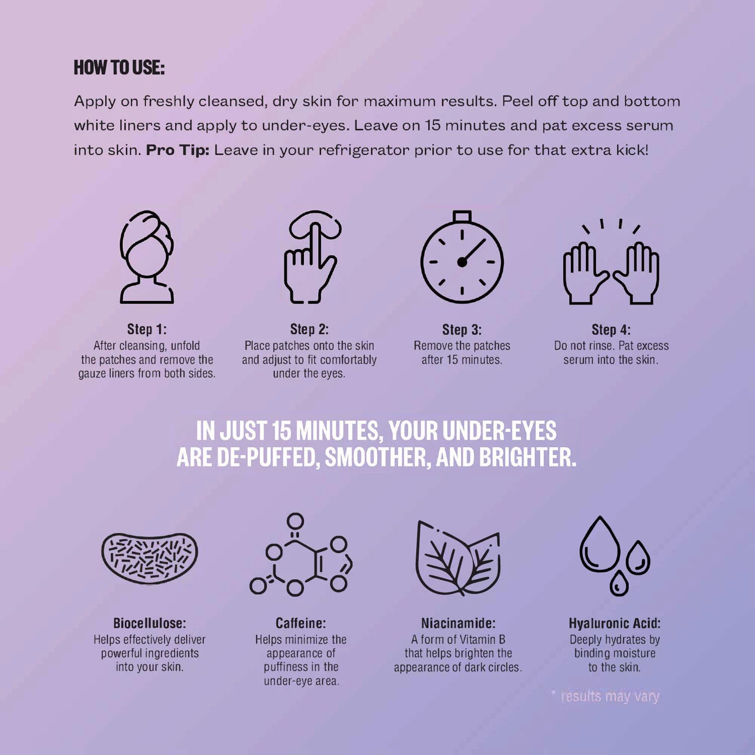 Puffy Eyes - Rejuvinating Under-Eye Patches