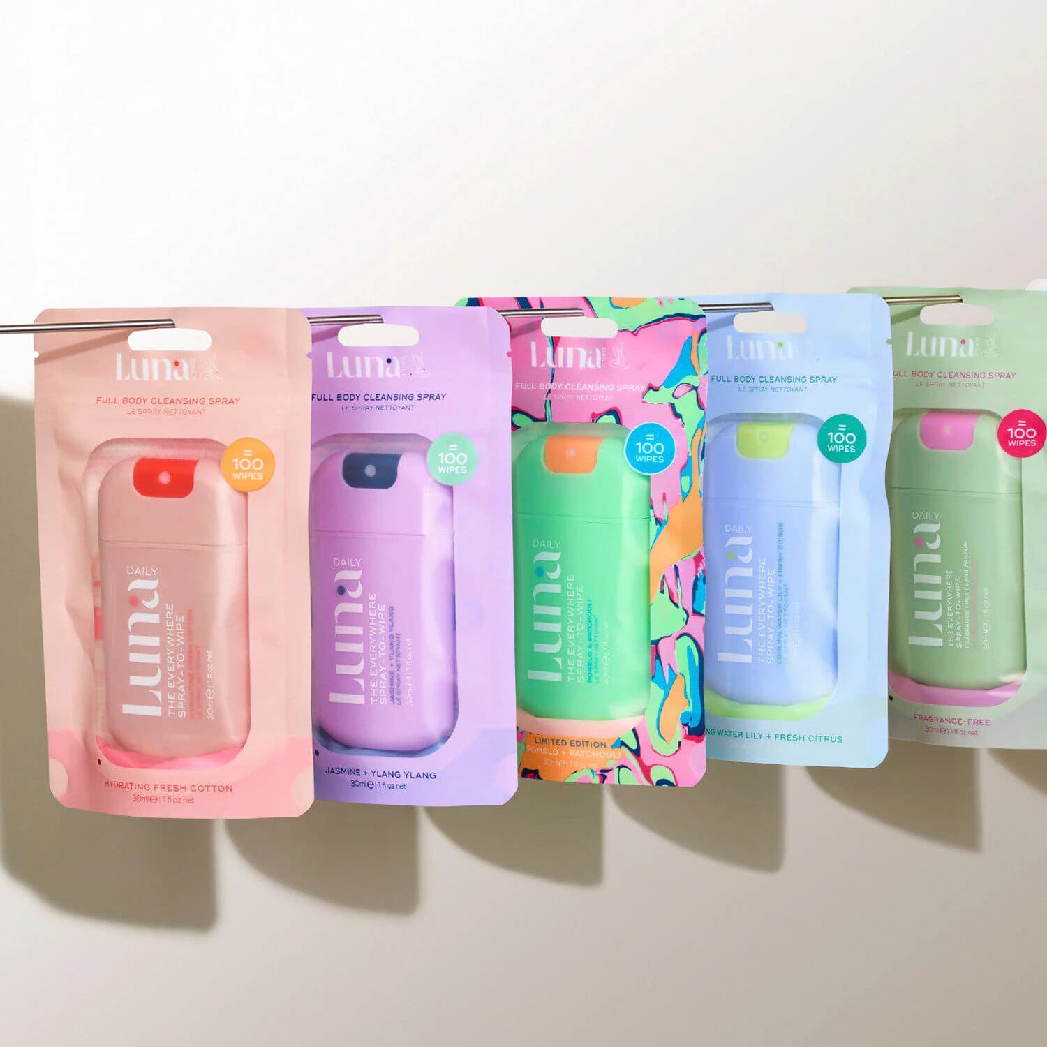 The Everywhere Spray-to-Wipe - Body Cleansing Spray Pomelo + Patchouli