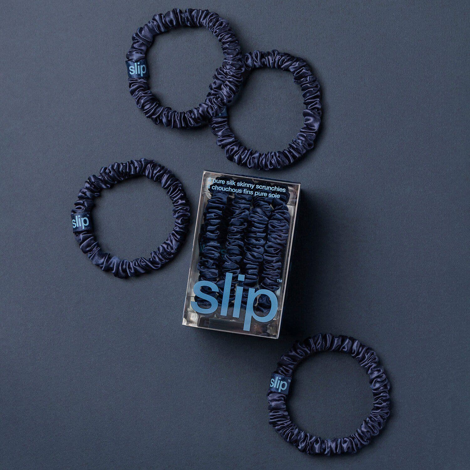 Skinny Scrunchies - Navy Blue