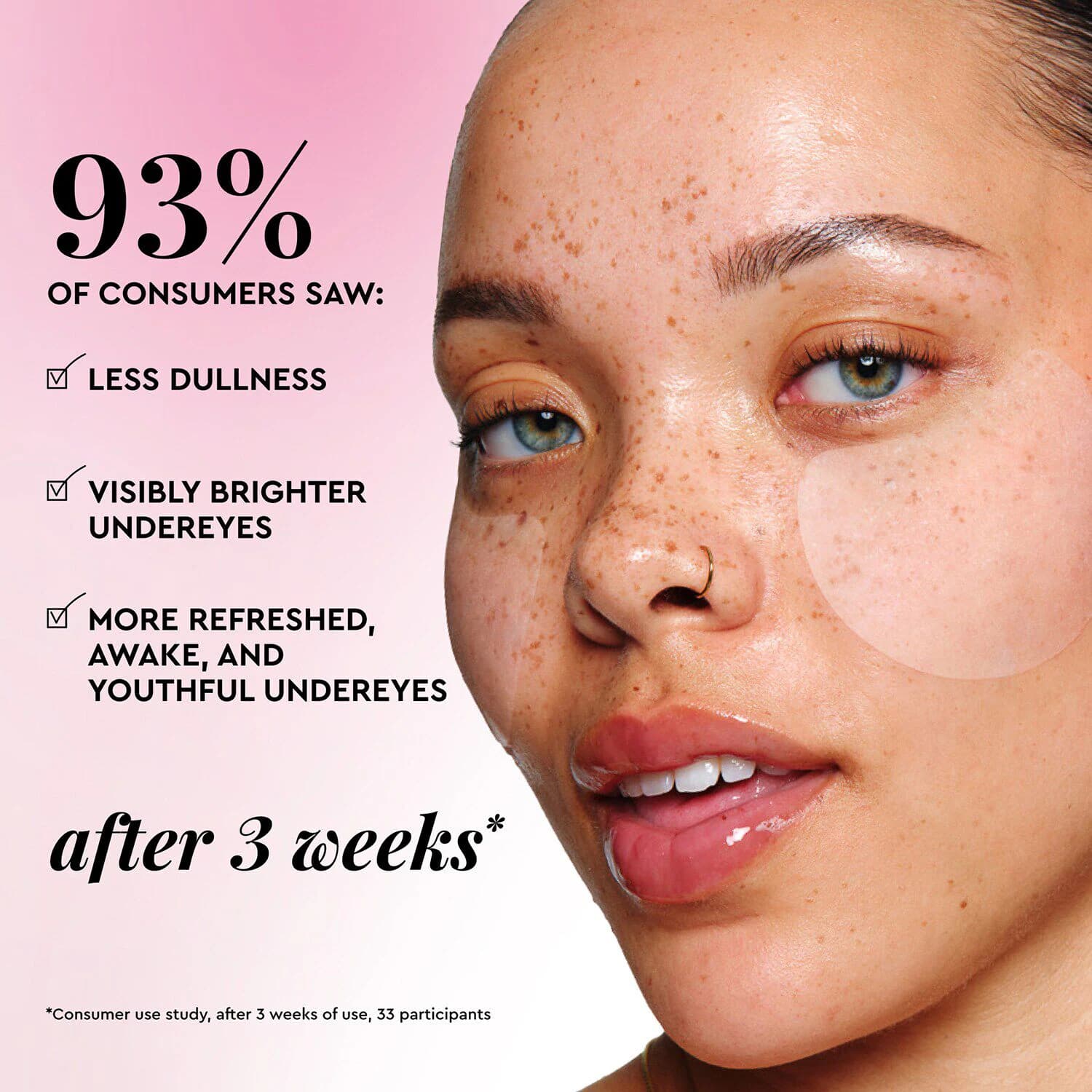 Vitamin C Brightening Korean Toner Pads for Undereye & Cheeks