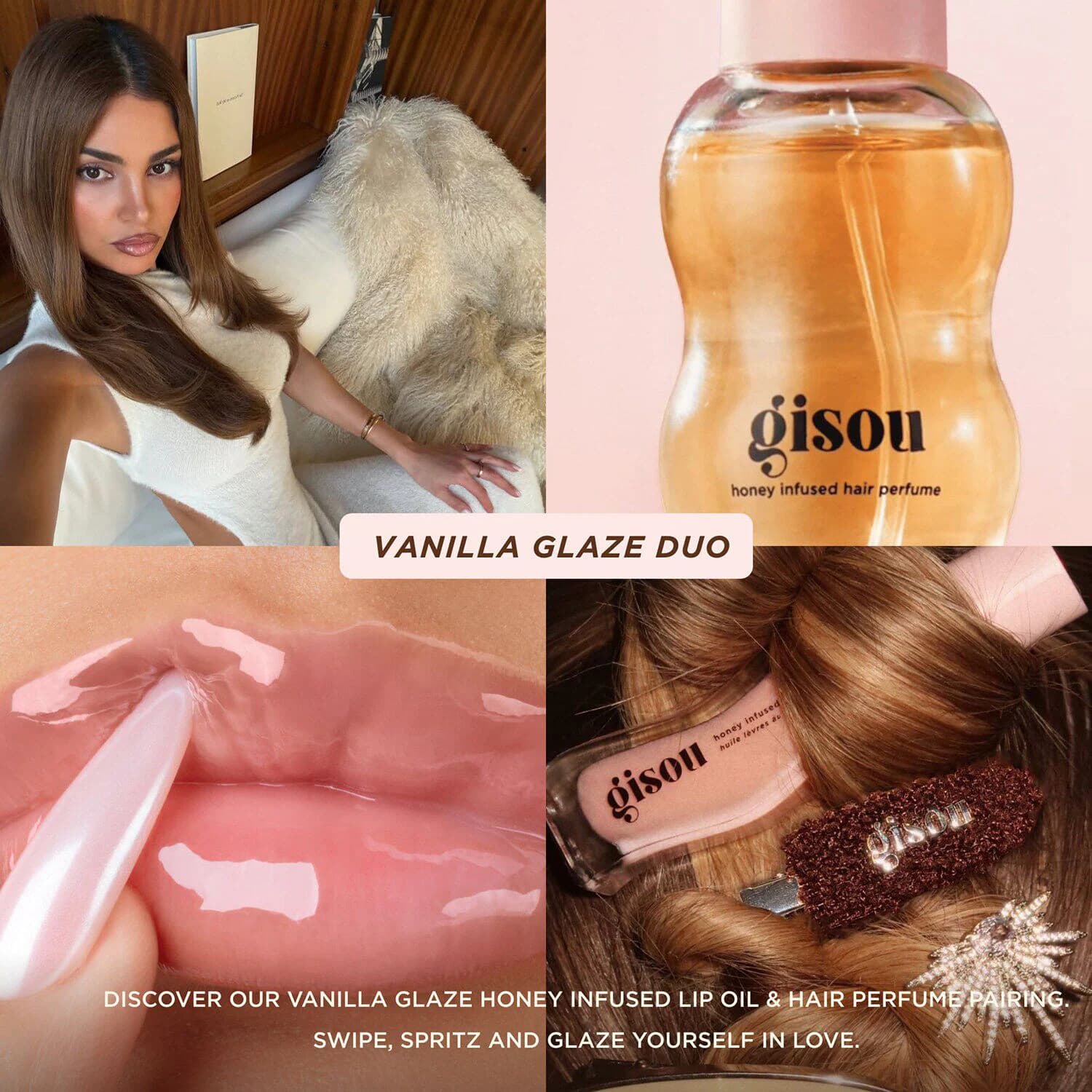 Honey Infused Hair Perfume Mini Vanilla Glaze