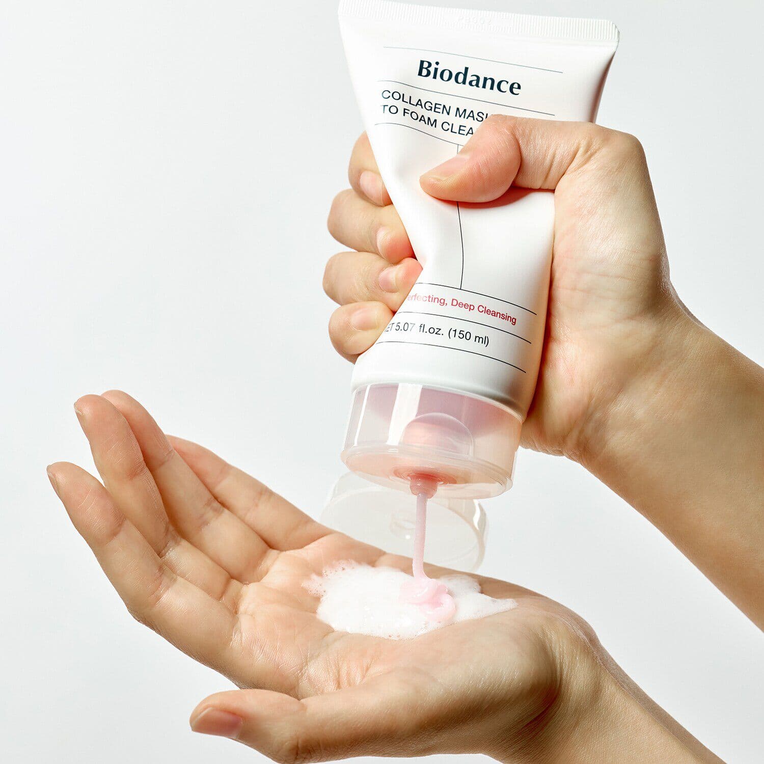Collagen Mask to Foam Cleanser