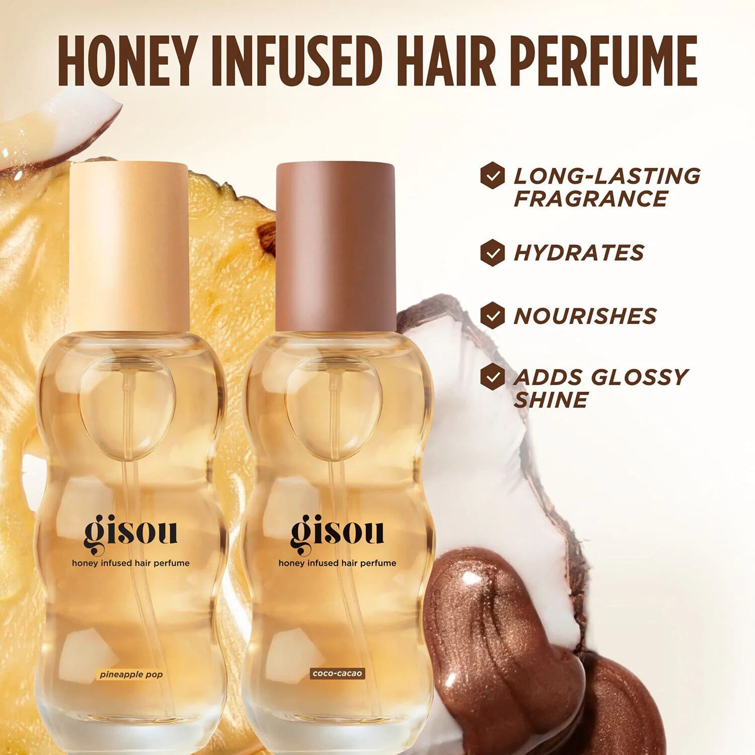 Honey Infused Hair Perfume Mini - Pineapple Pop