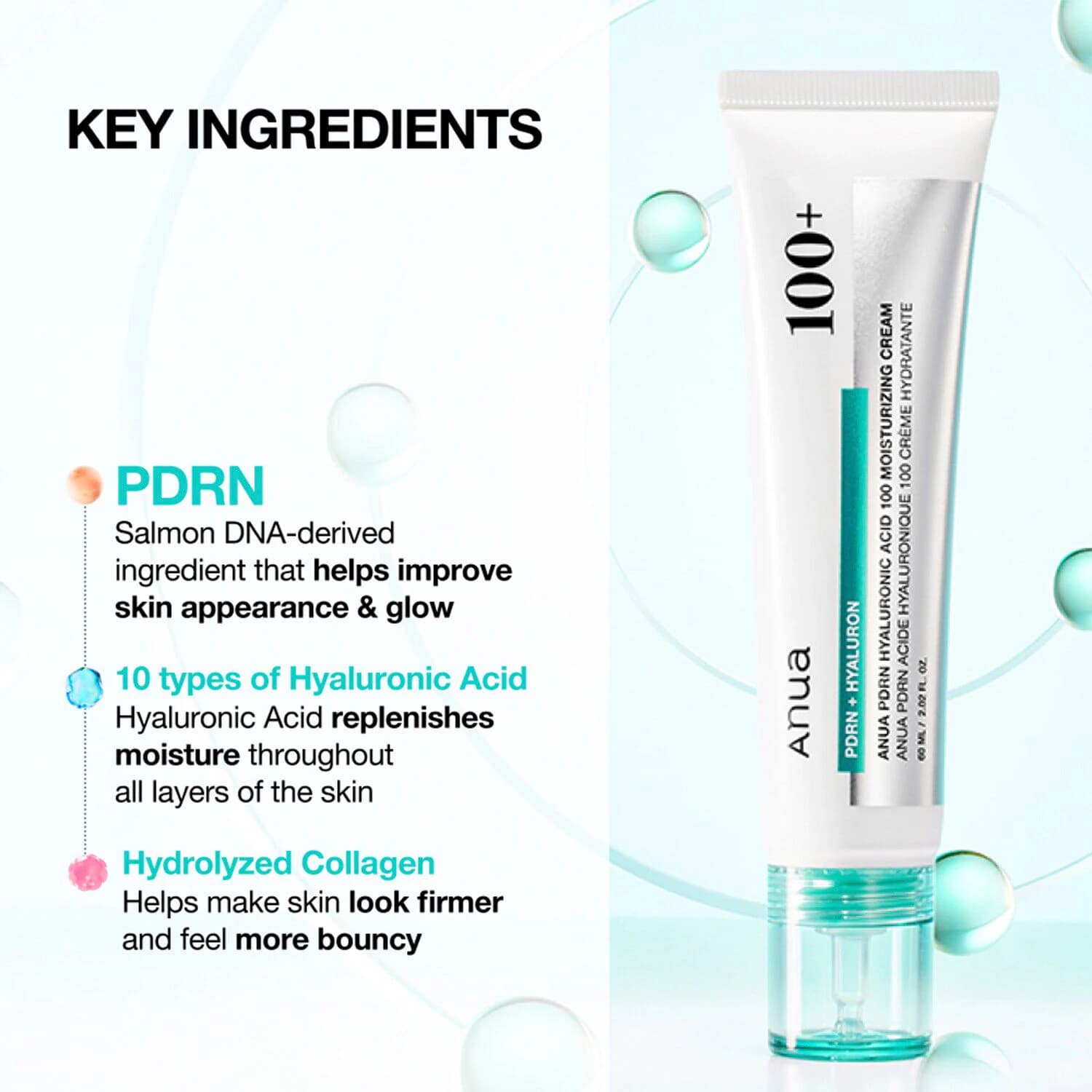 PDRN Hyaluronic Acid 100 Moisture Cream