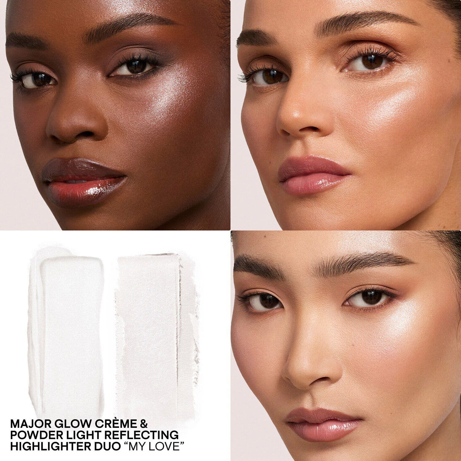 Major Glow Crème and Powder Light Reflecting Highlighter Duo
