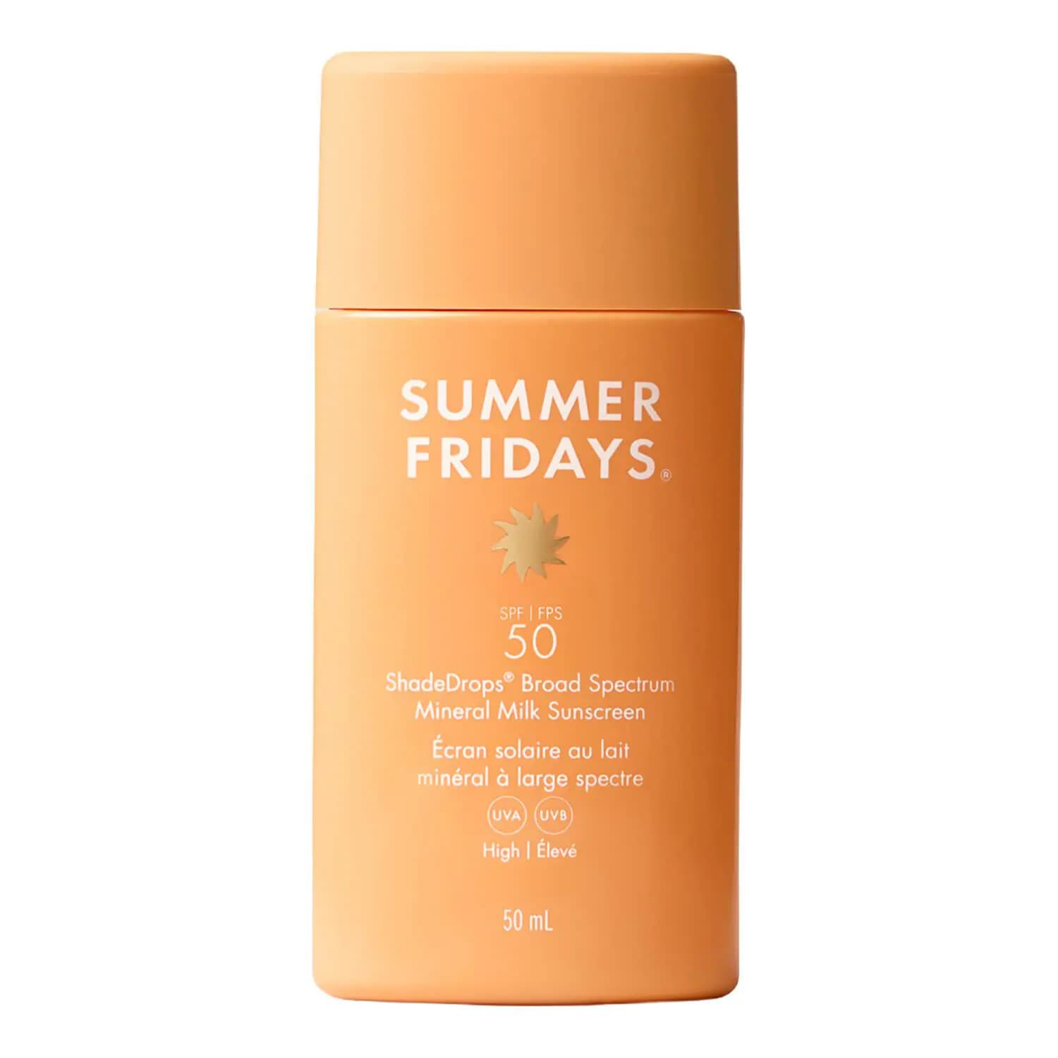 ShadeDrops Broad Spectrum SPF50 Mineral Milk Sunscreen