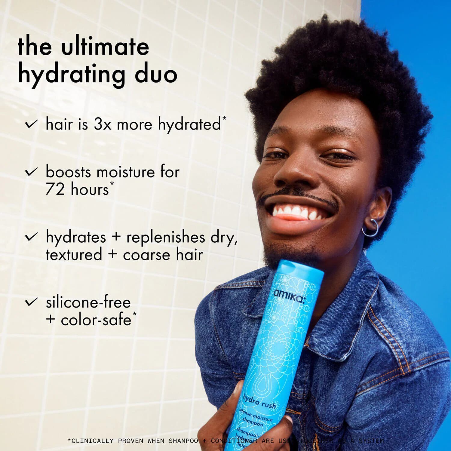 Hydro Rush Intense Moisture Shampoo with Hyaluronic Acid