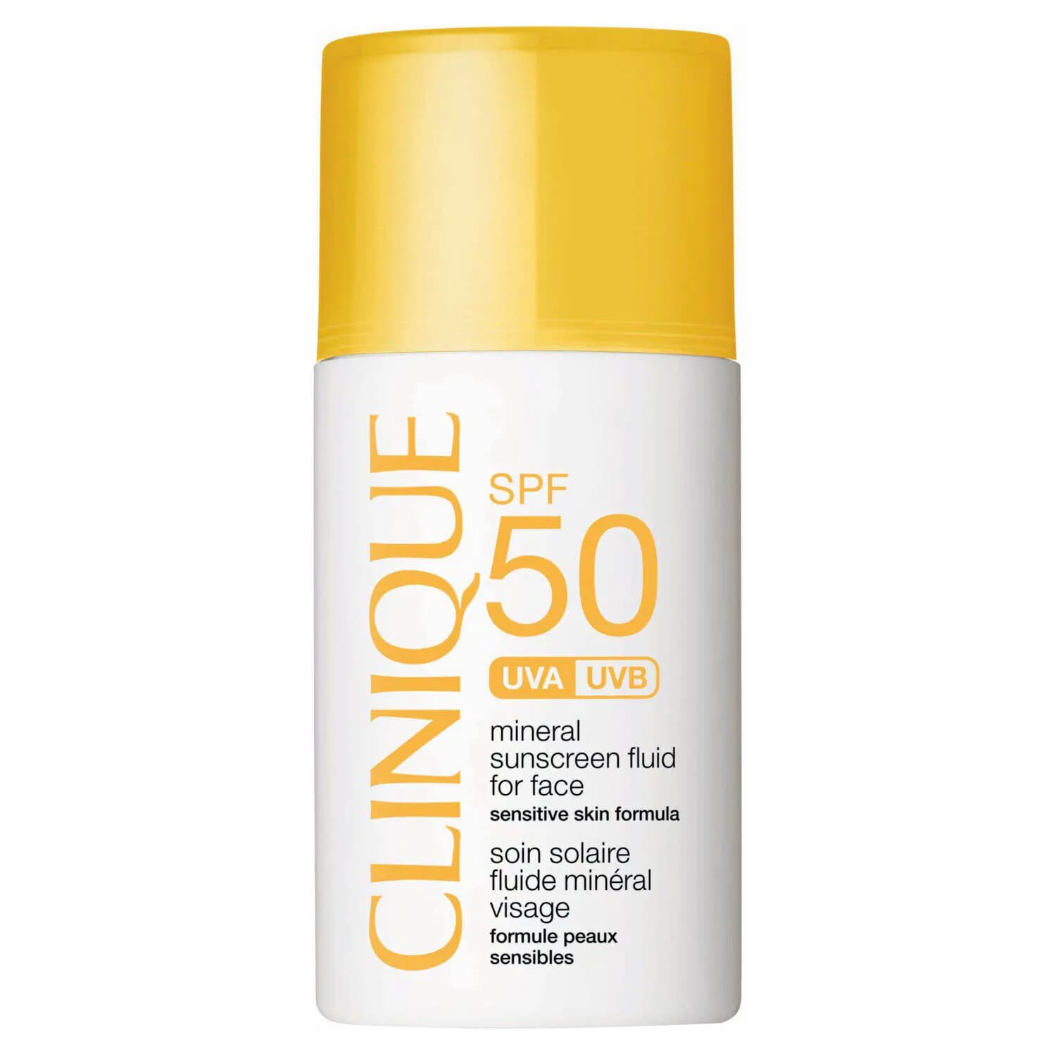  SPF50 Mineral Sunscreen Fluid For Face