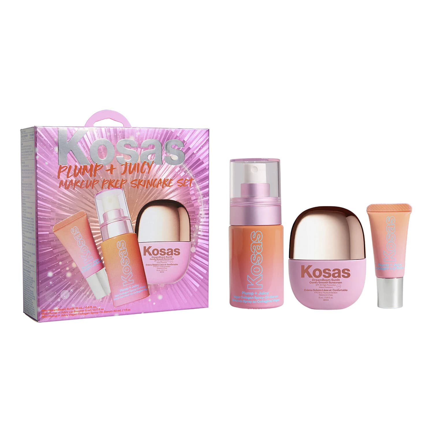 Plump + Juicy Makeup Prep Skincare Set