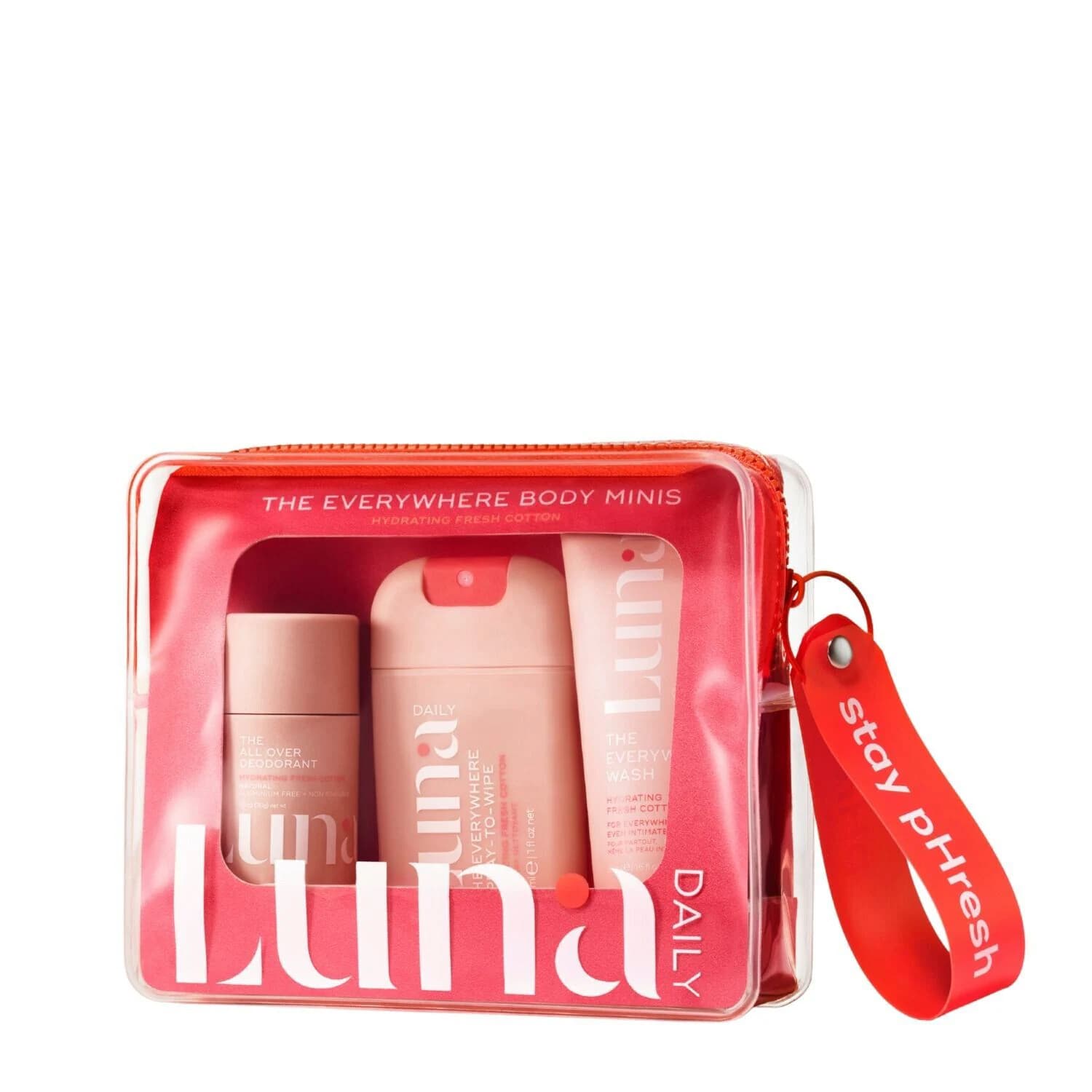 The Hydrating Everywhere Body Minis Kit Fresh Cotton