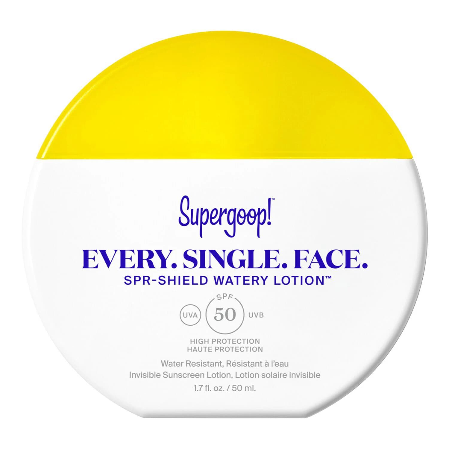 Every. Single. Face. SPR-Shield Watery Lotion SPF 50