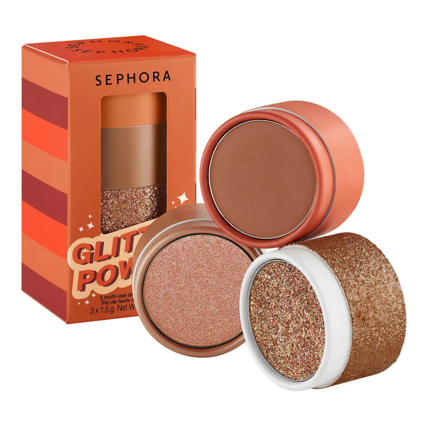 Glitter Power - 3 Multi-Use Shadows Wand