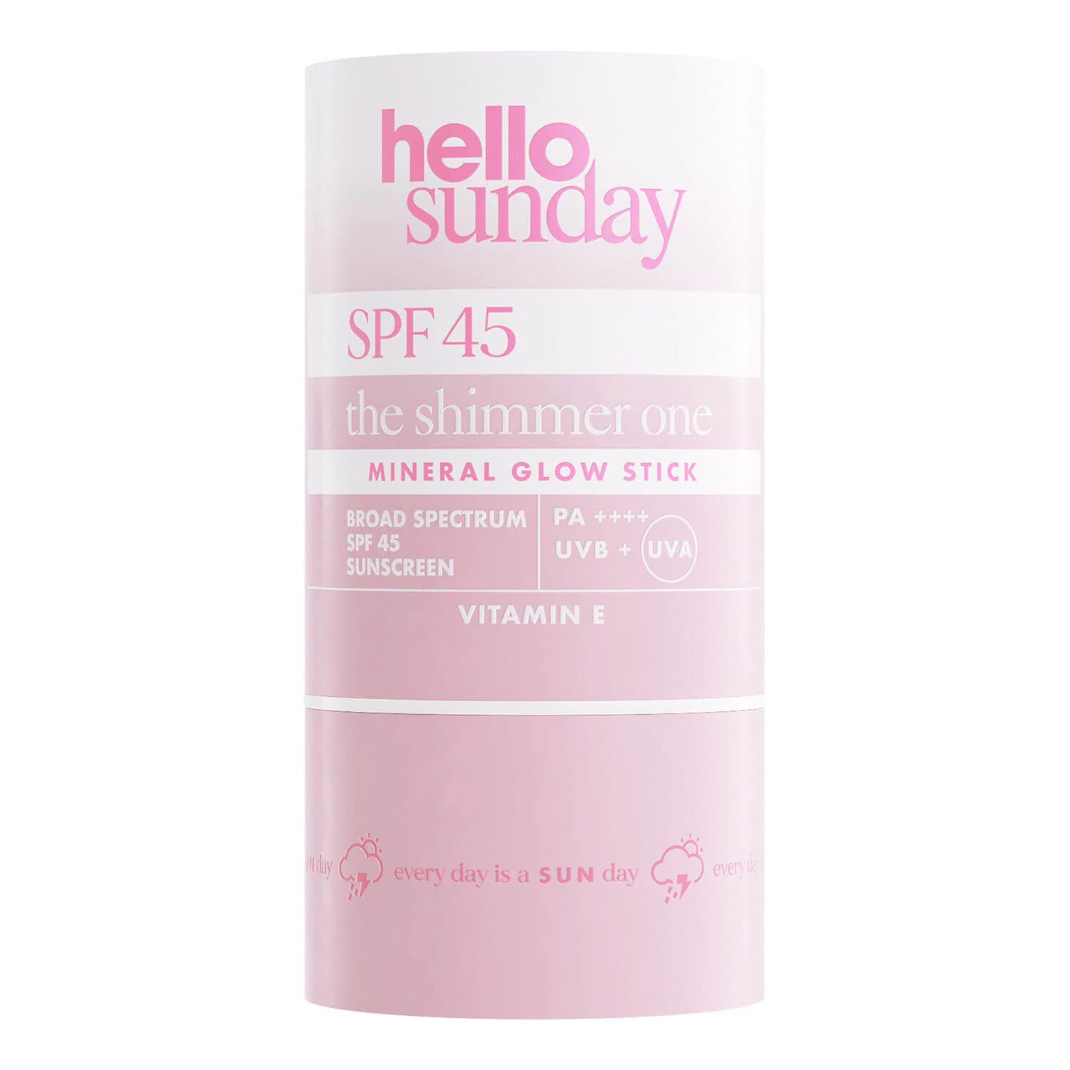 The Shimmer One – Mineral Glow Stick SPF 45 with Hyaluronic Acid