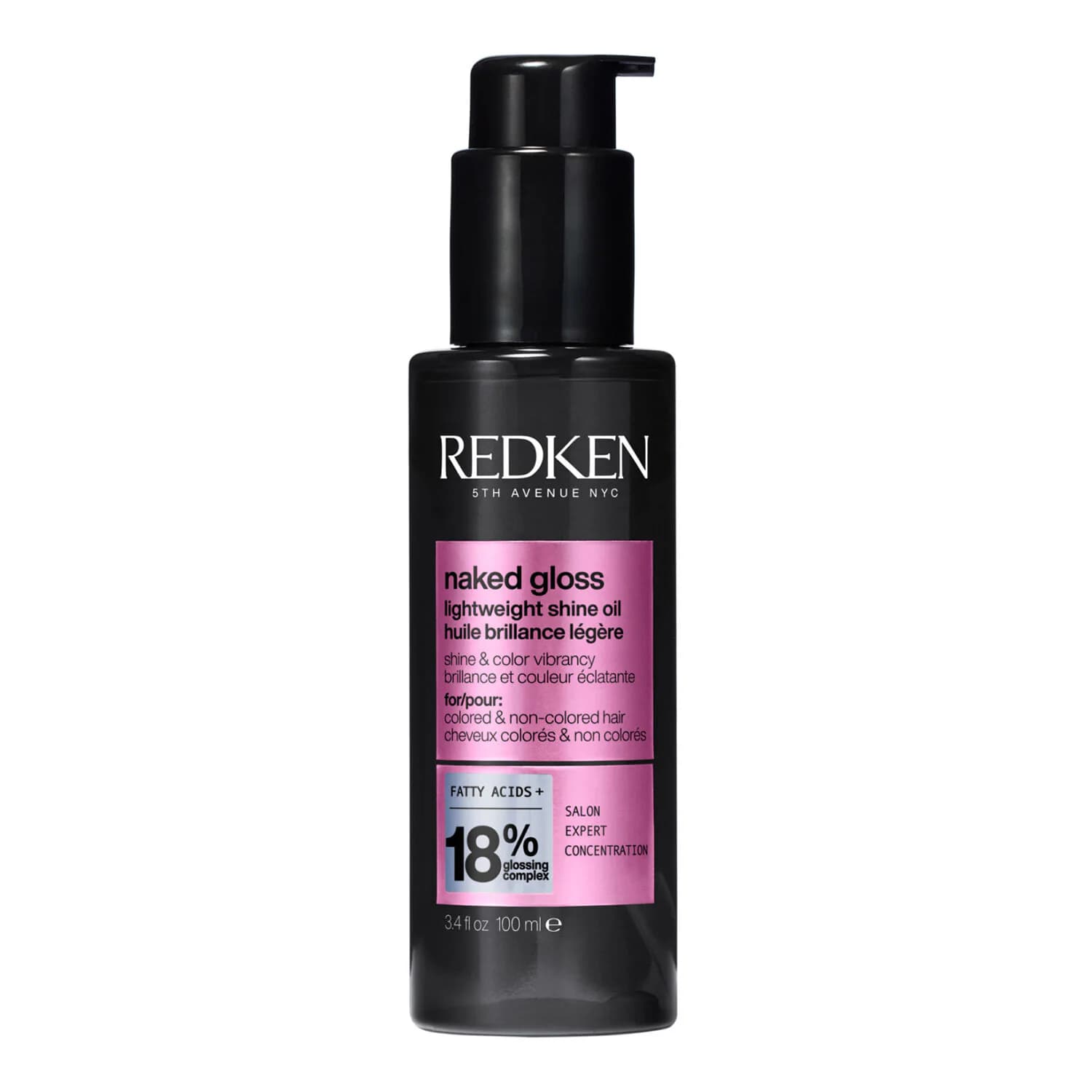 Naked Gloss Lightweight Shine Oil Serum for Color Treated Hair