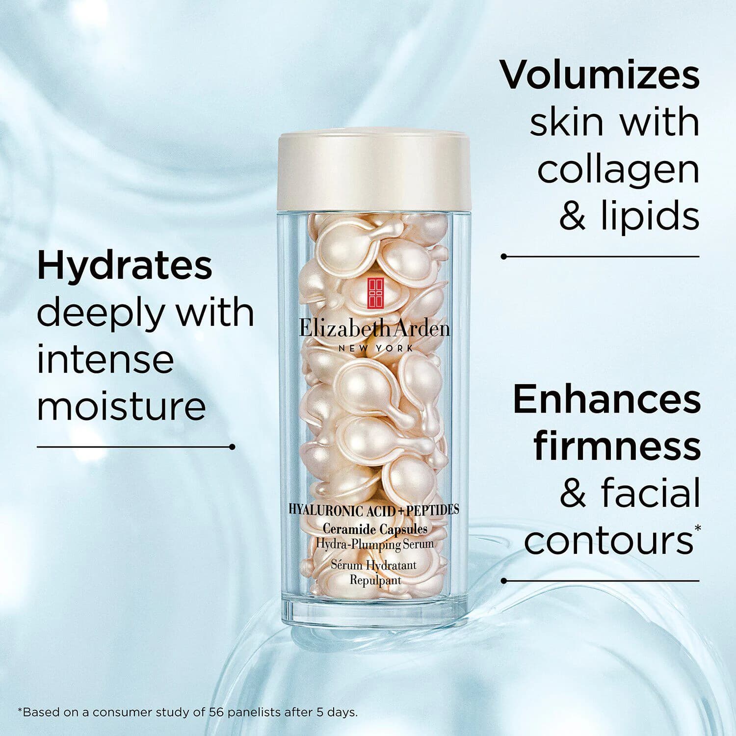 Hyaluronic Acid + Peptides Ceramide Capsules Hydra-Plumping Serum