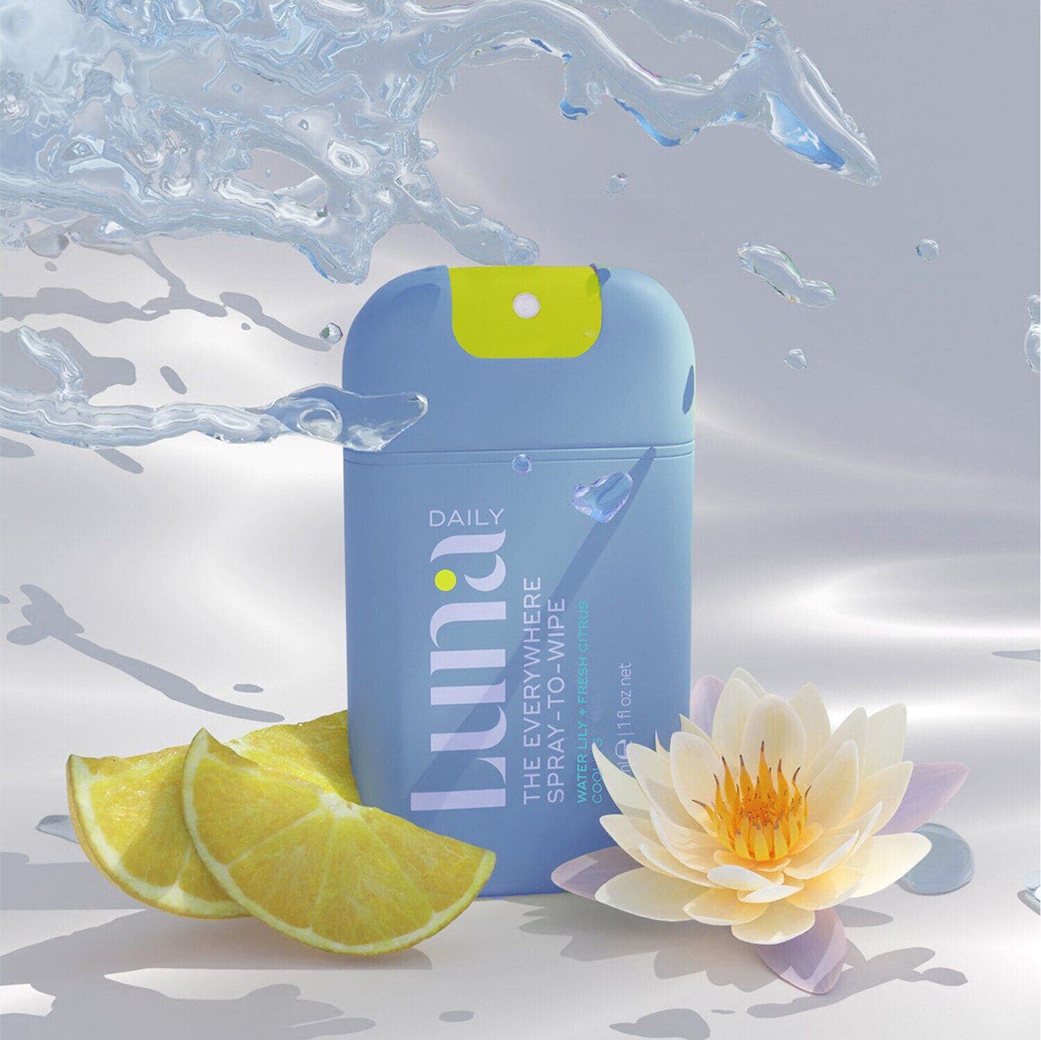 The Everywhere Spray-to-Wipe - Cooling WaterLily + Fresh Citrus