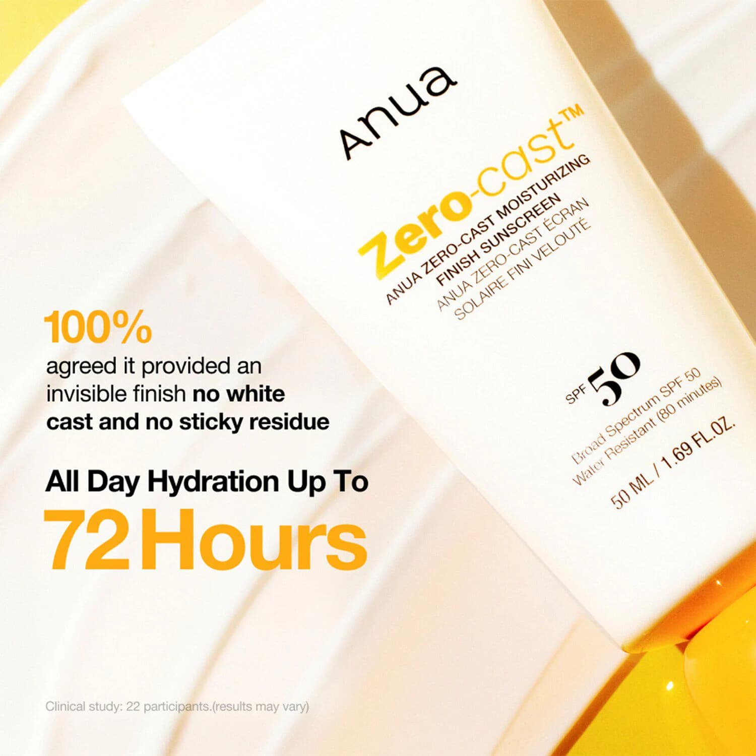 Zero-Cast Moisturizing Finish Sunscreen SPF 50+ PA++++