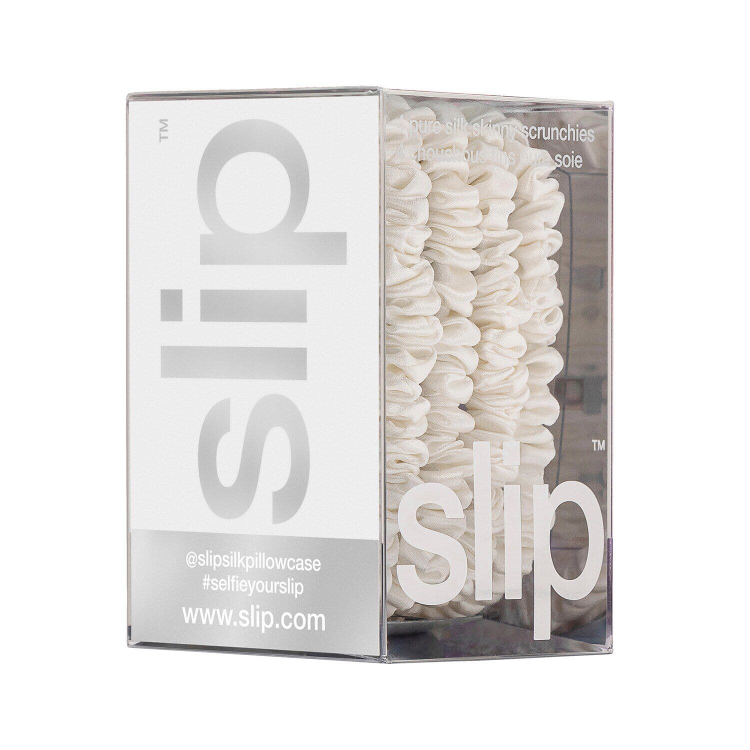 Skinny Scrunchies - White