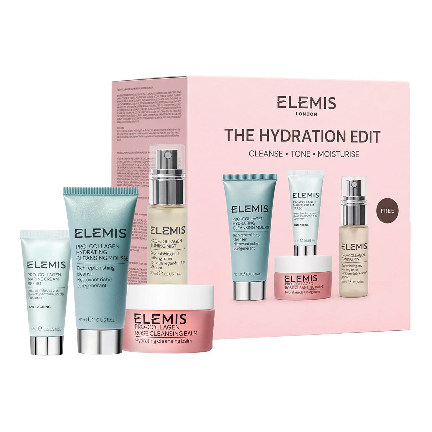 Pro-Collagen Hydration Essentials Set – Cleanse, Hydrate & Glow