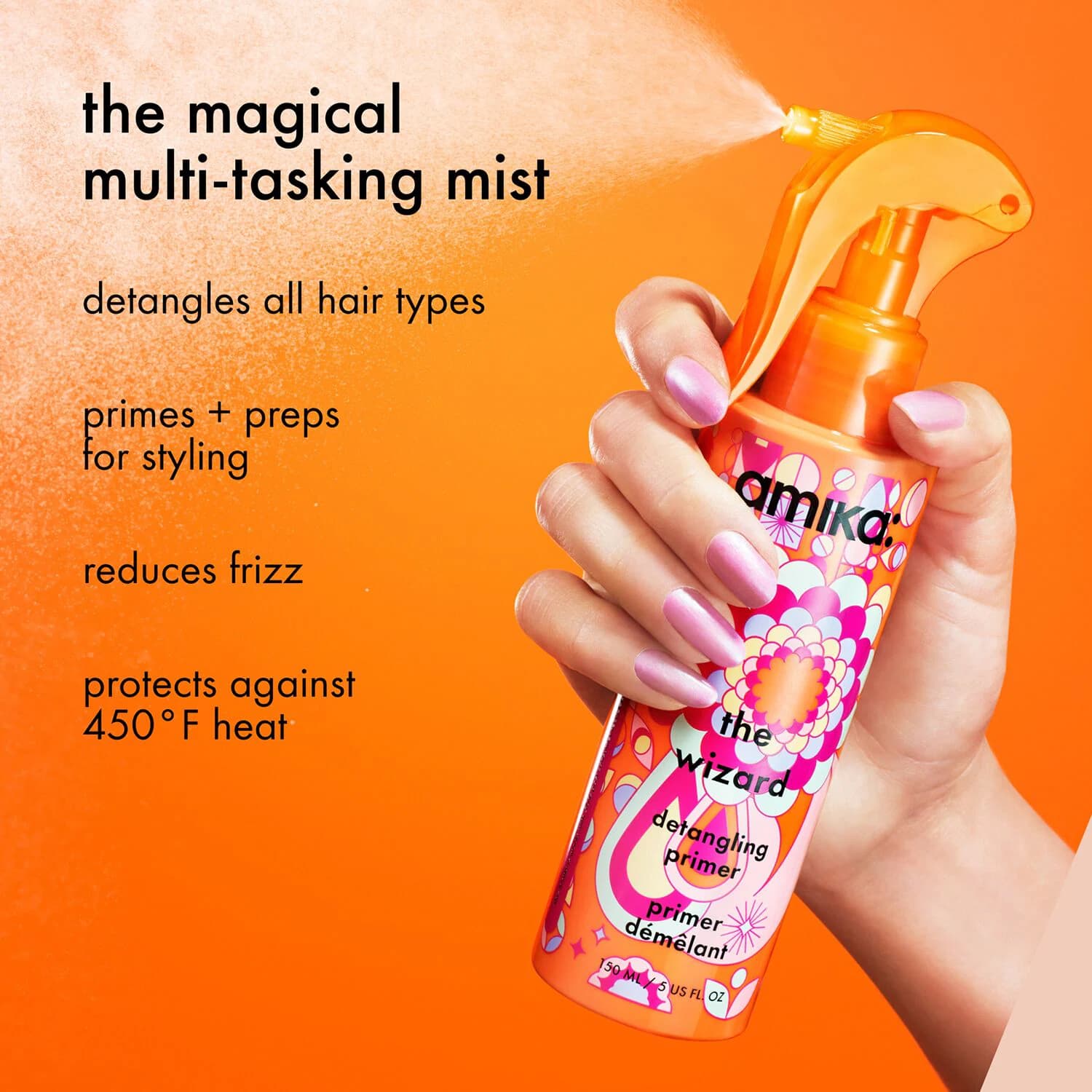 the wizard detangling hair primer