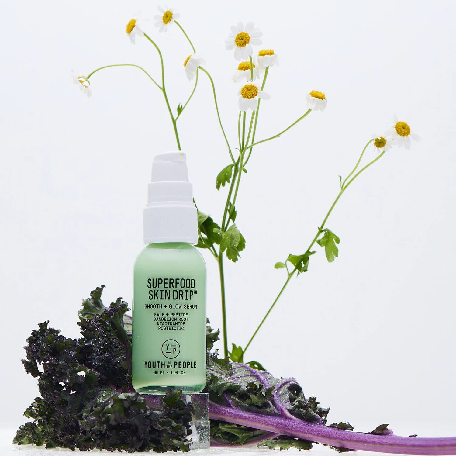 Superfood Skin Drip Smooth + Glow Barrier Serum With Kale + Niacinamide