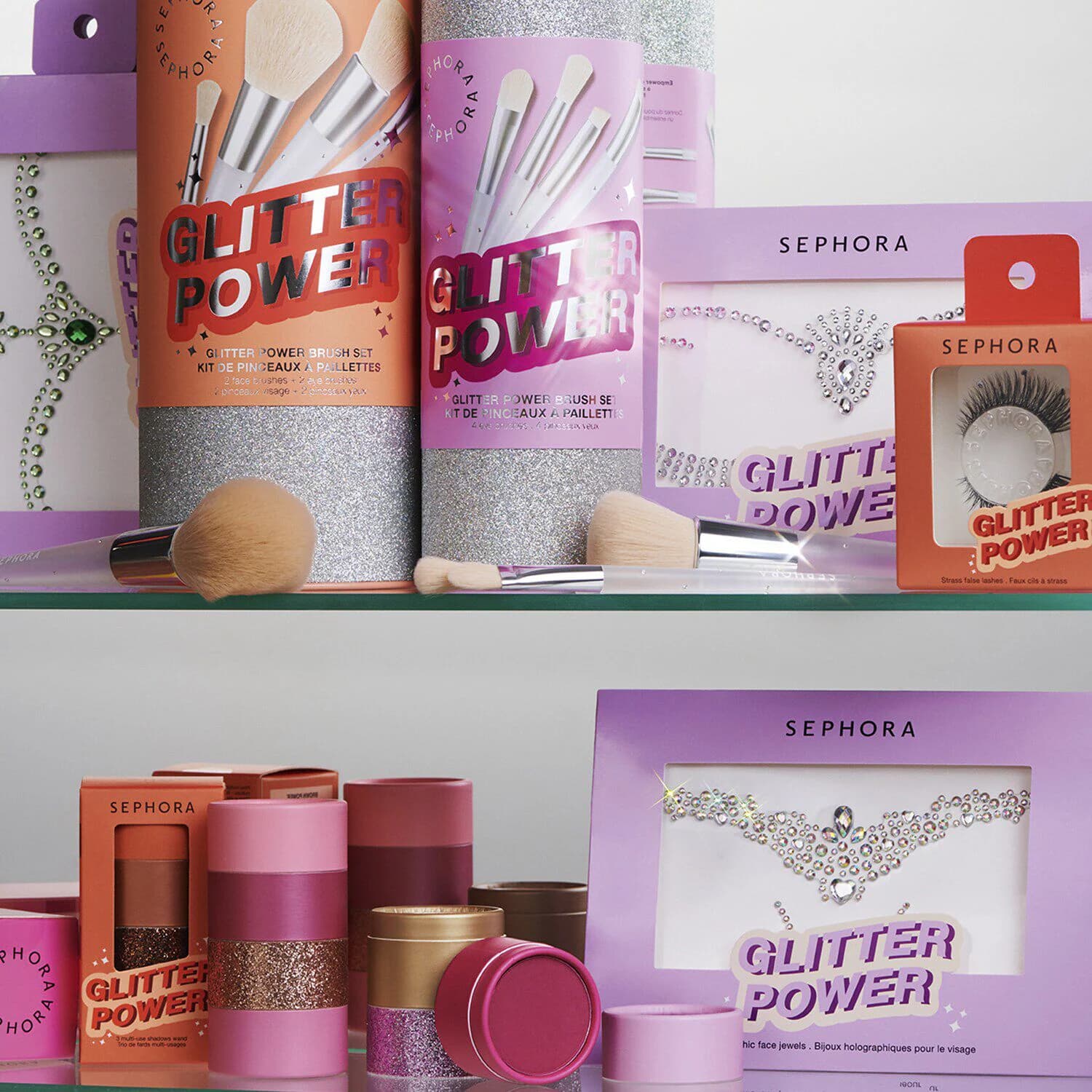 Glitter Power - 3 Multi-Use Shadows Wand