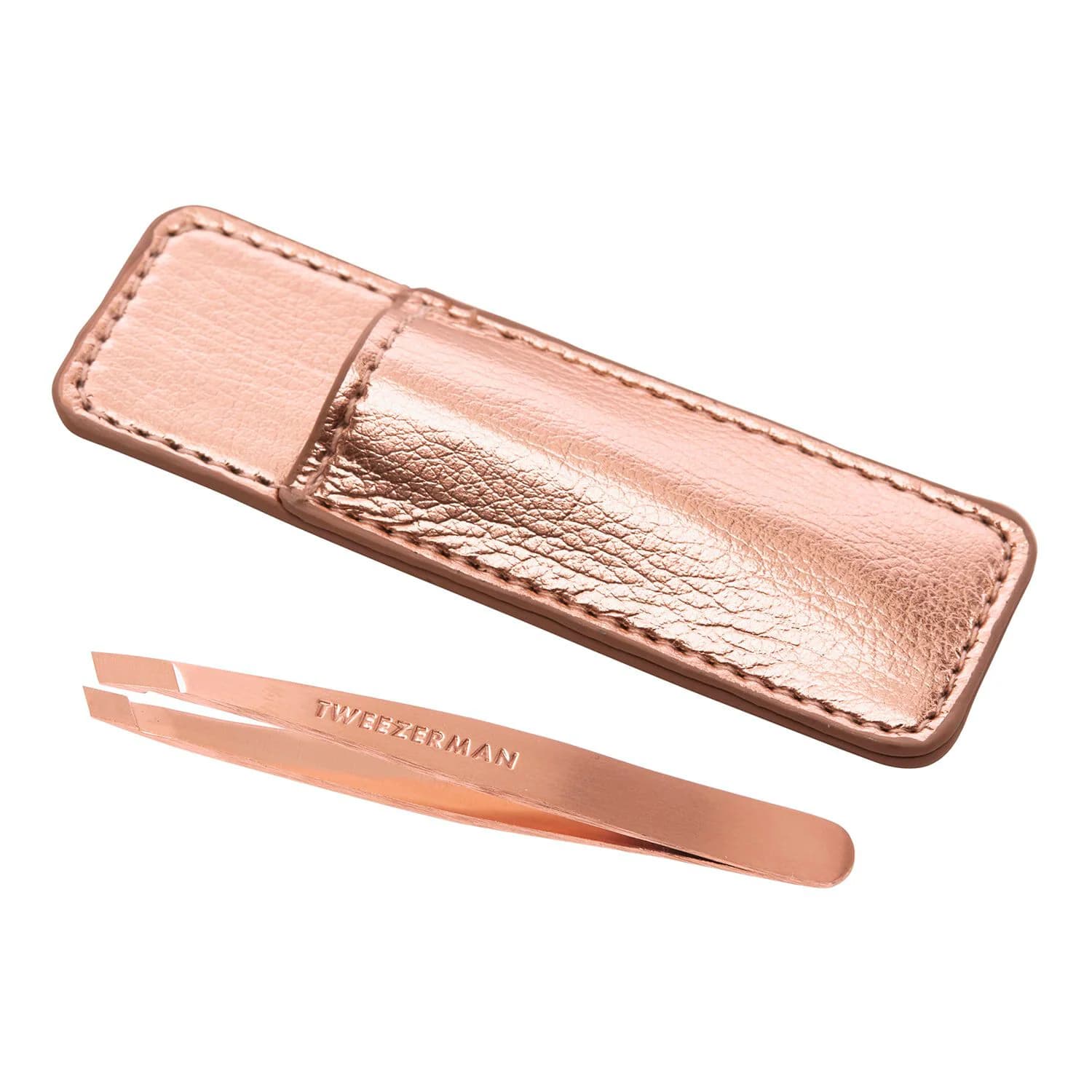 Mini Slant Tweezer & Case