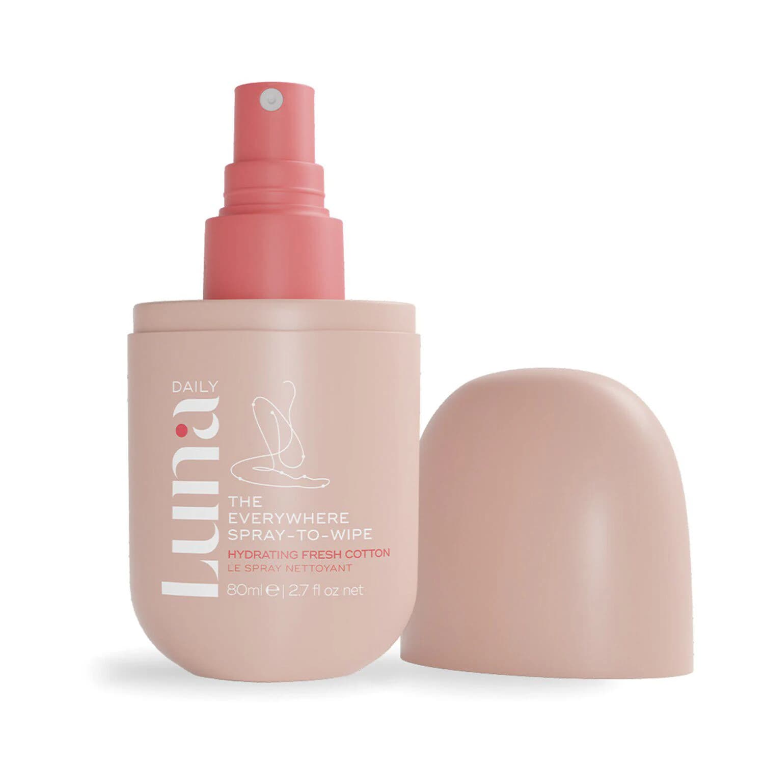 The Hydrating Everywhere Spray-To-Wipe - With Prebiotics + Vitamins C & E