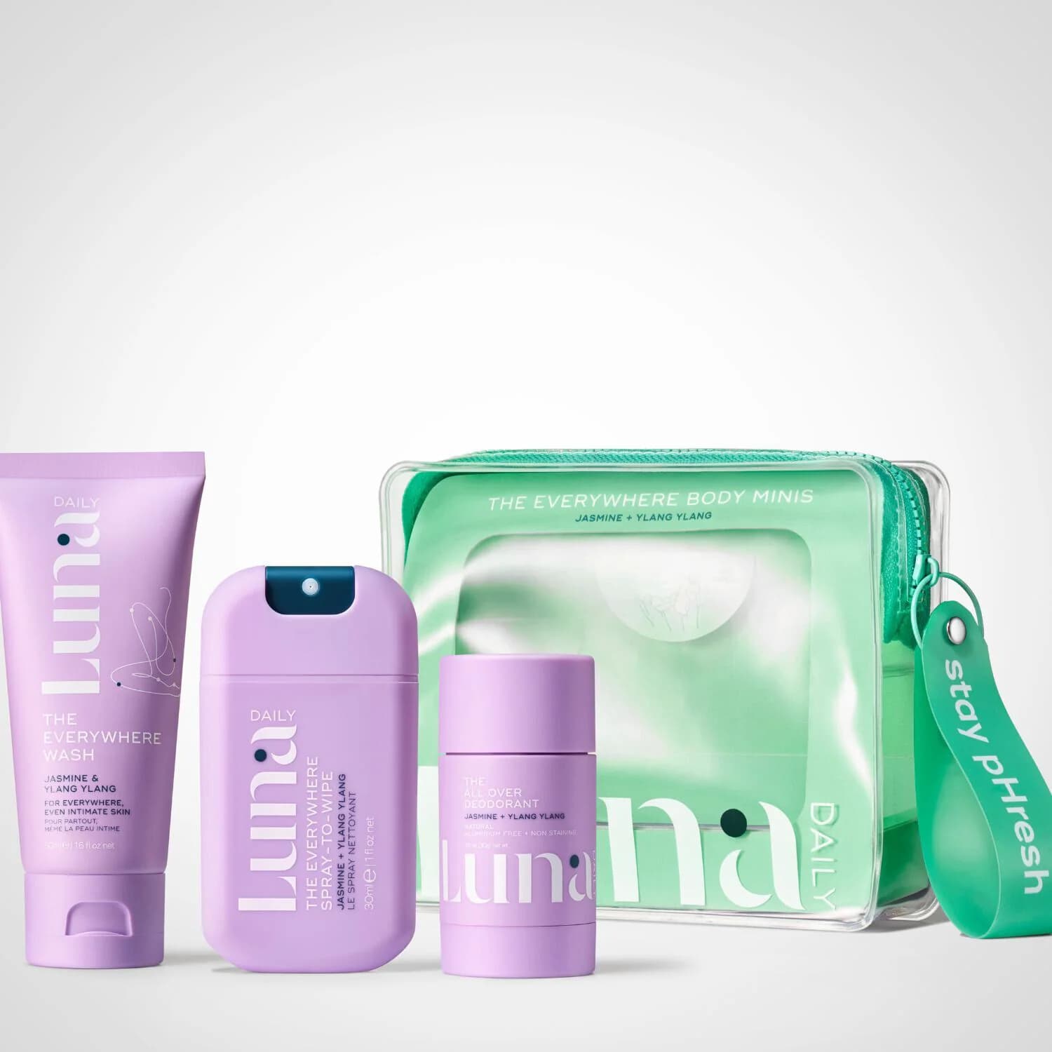 The Everywhere Body Minis Kit Jasmine and Ylang Ylang