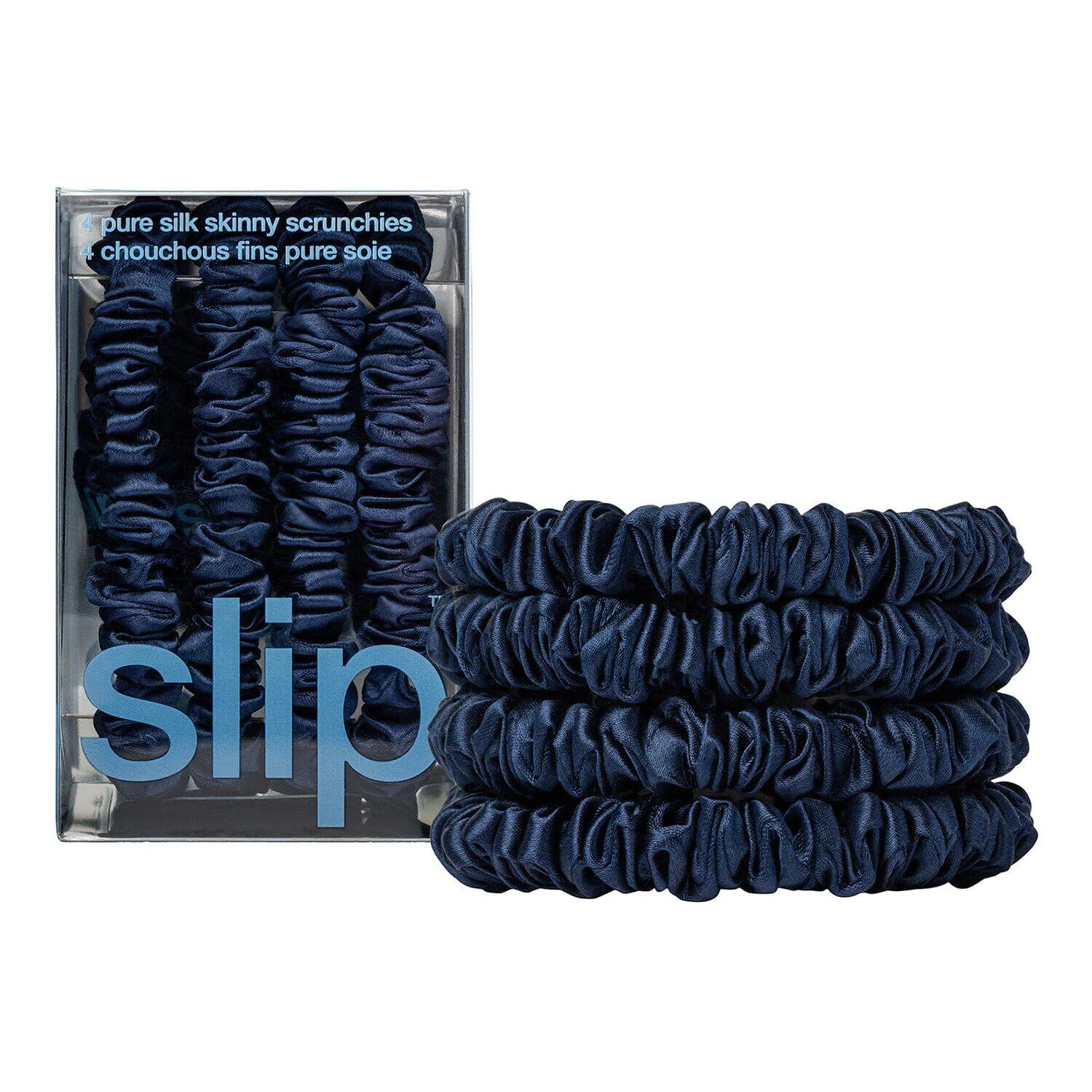 Skinny Scrunchies - Navy Blue